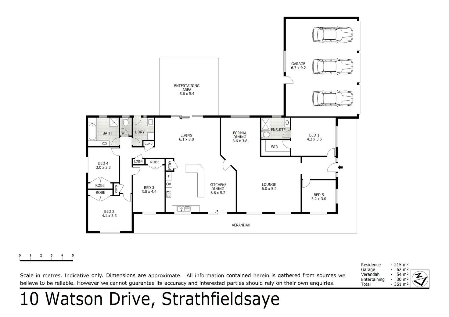 Floorplan of Homely house listing, 10 Watson Drive, Strathfieldsaye VIC 3551