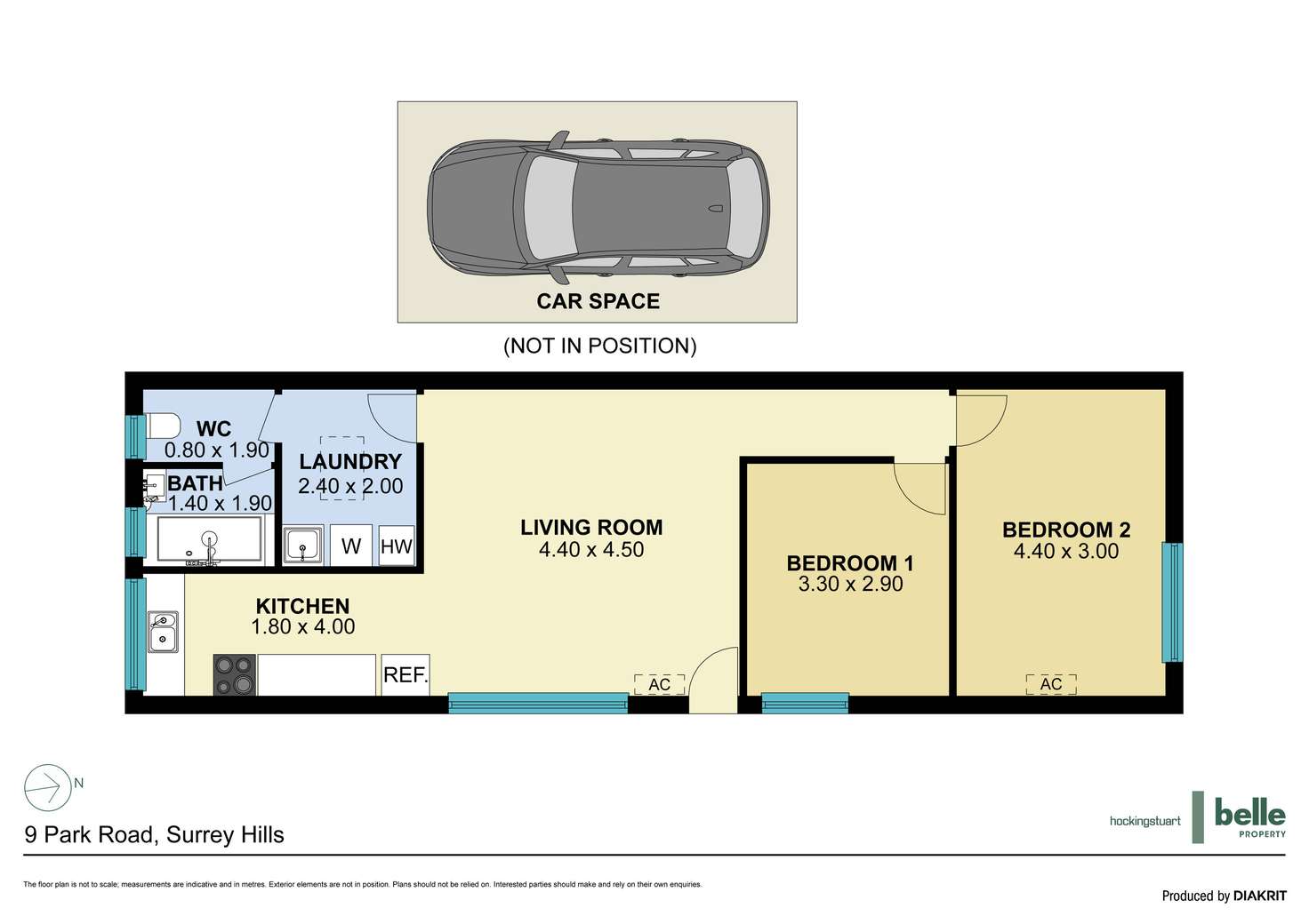 Floorplan of Homely unit listing, 9 Park Road, Surrey Hills VIC 3127