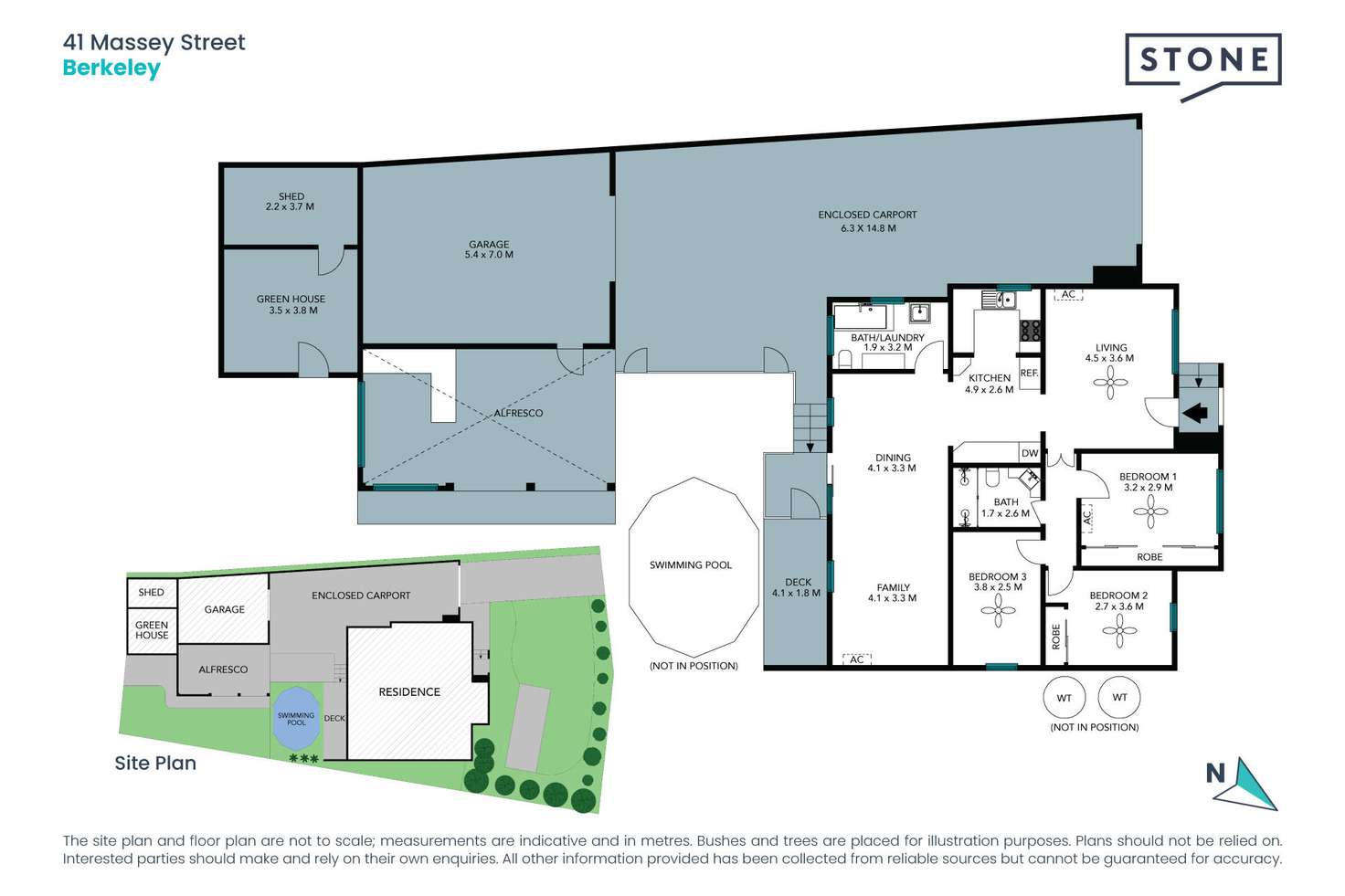 Floorplan of Homely house listing, 41 Massey Street, Berkeley NSW 2506