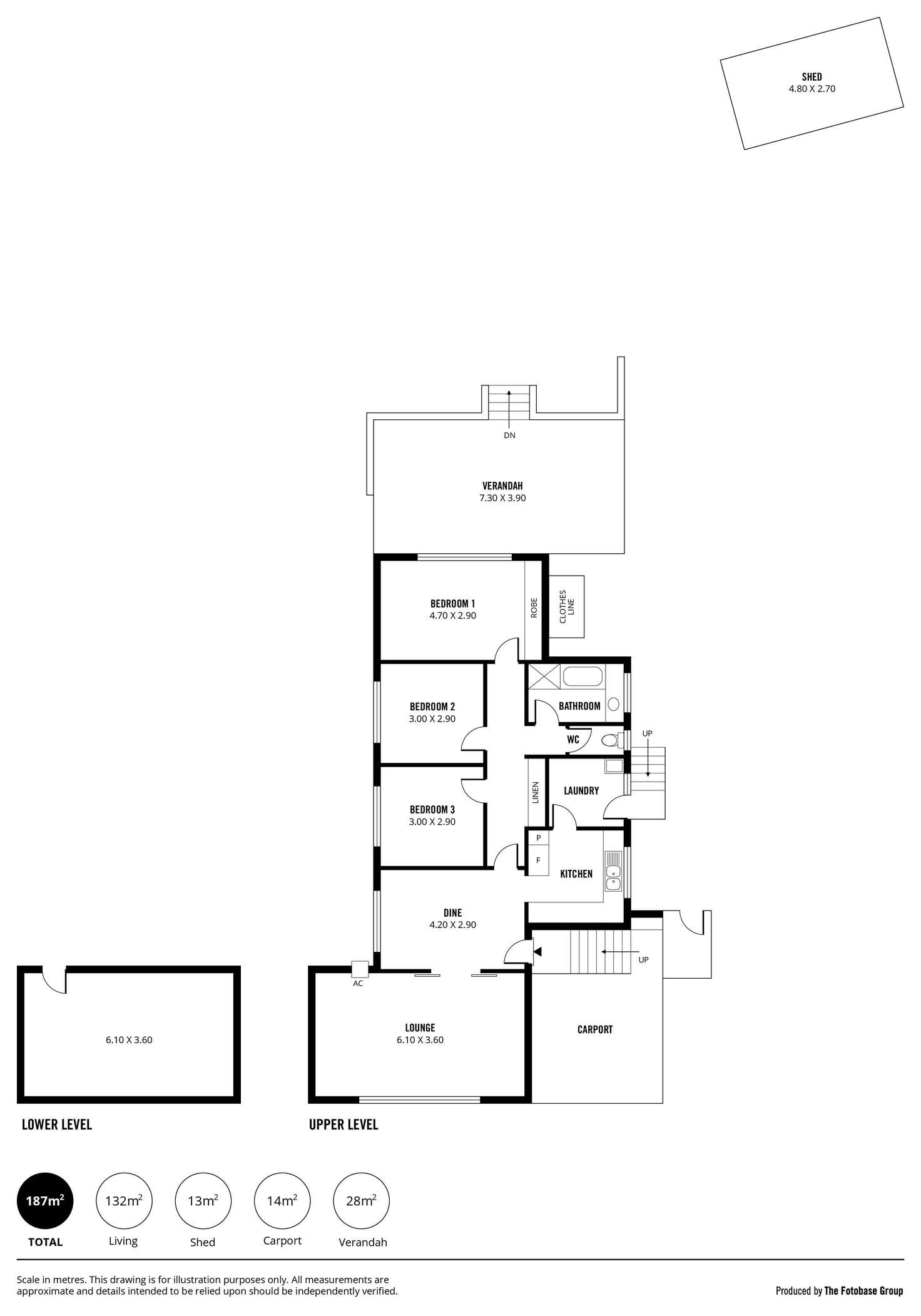 Floorplan of Homely house listing, 10 Hinton Avenue, Para Hills SA 5096