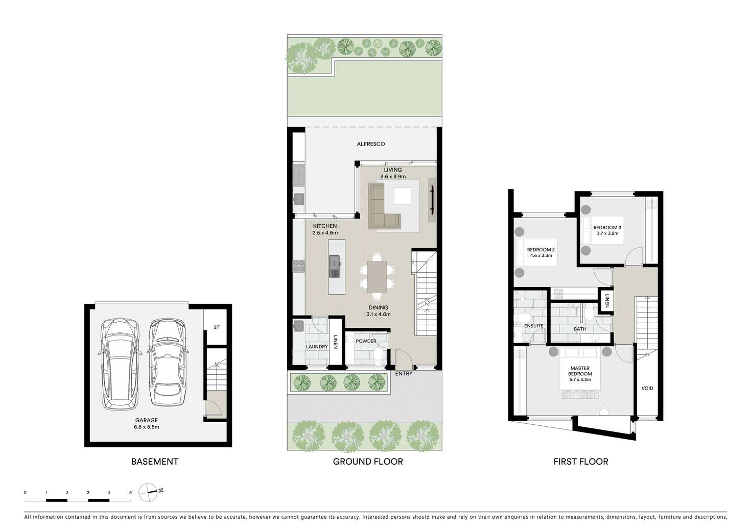 Floorplan of Homely townhouse listing, 3/14 Burlington Street, Monterey NSW 2217