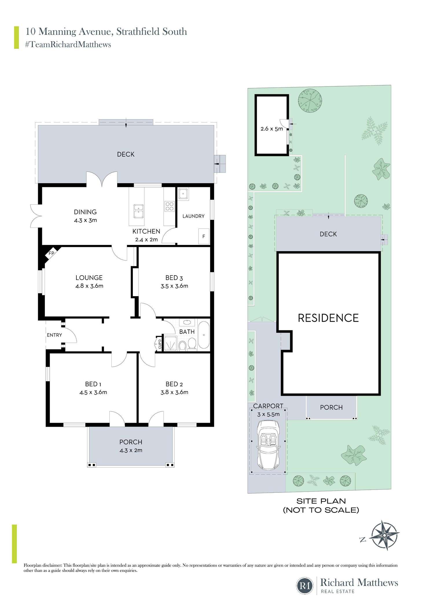 Floorplan of Homely house listing, 10 Manning Avenue, Strathfield South NSW 2136