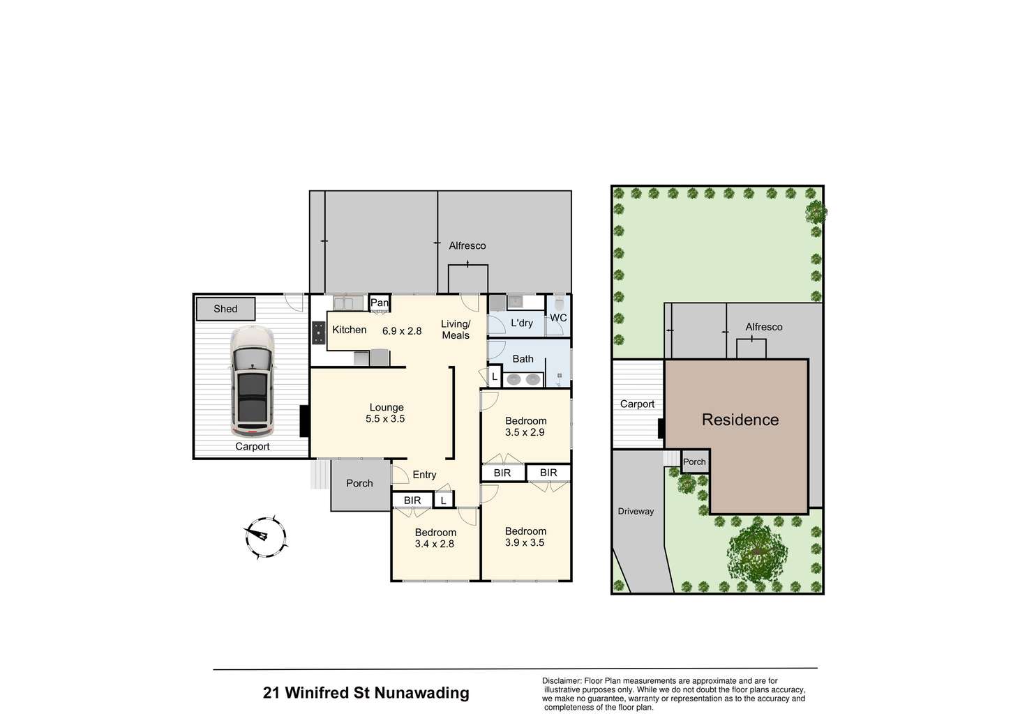 Floorplan of Homely house listing, 21 Winifred Street, Nunawading VIC 3131