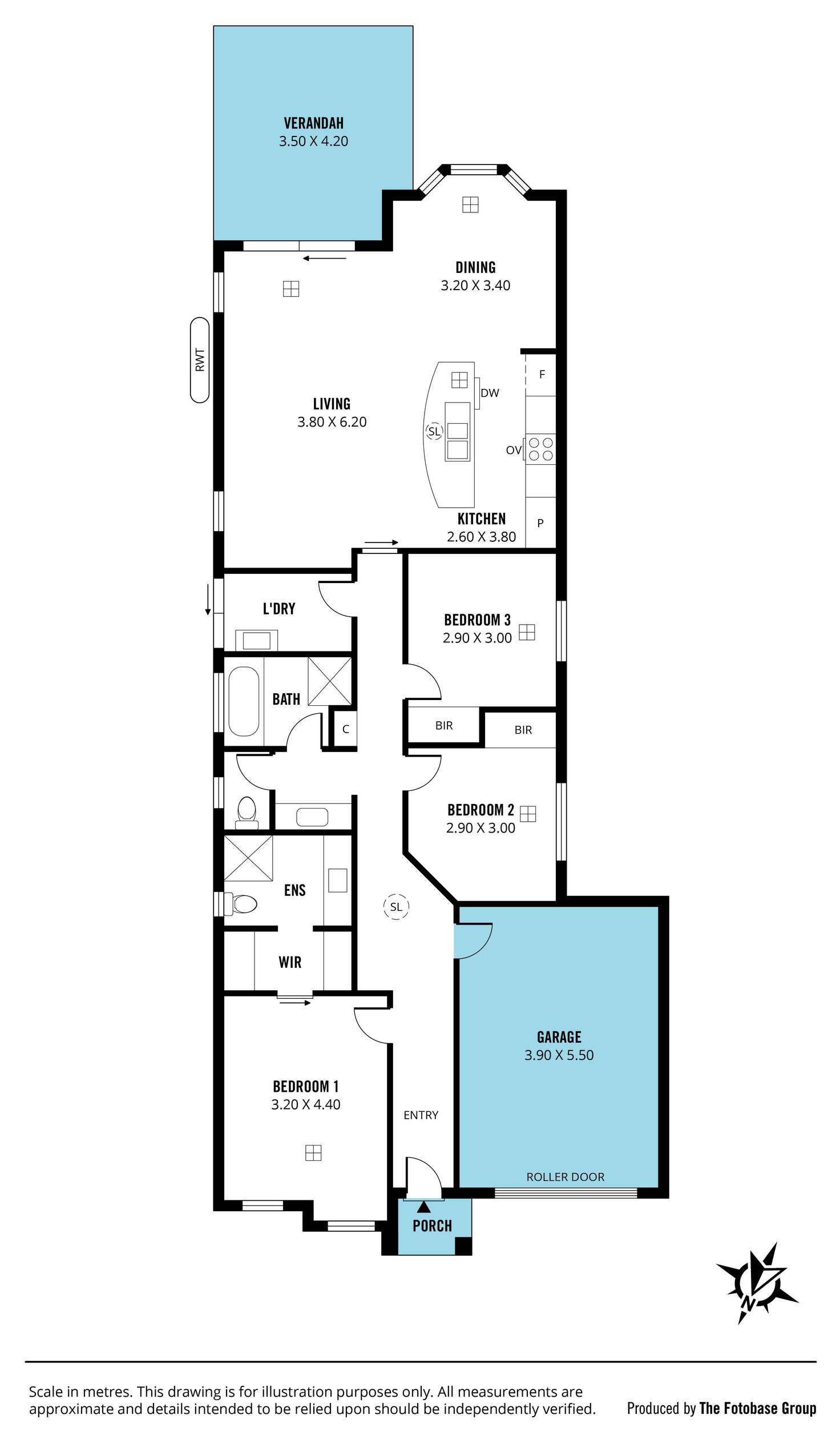 Floorplan of Homely house listing, 26 Weeroona Avenue, Port Noarlunga South SA 5167