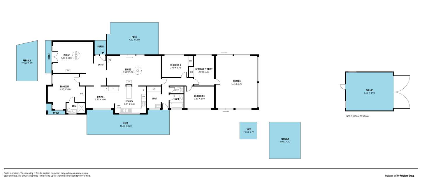Floorplan of Homely acreageSemiRural listing, 165 Turners Gully Road, Clarendon SA 5157