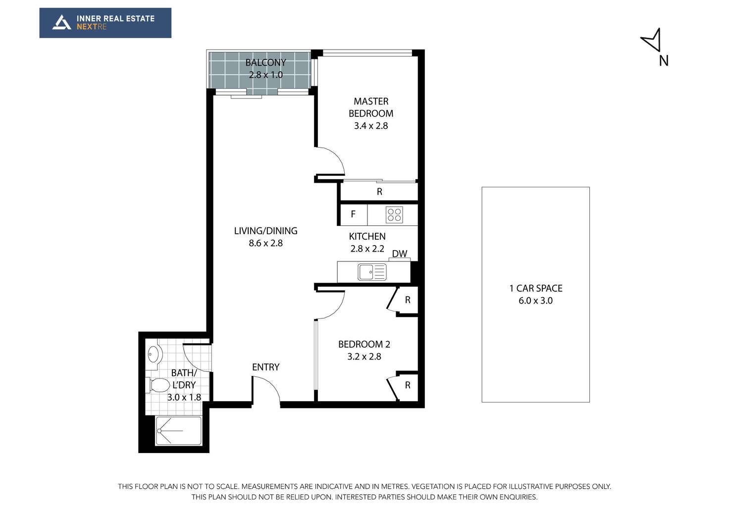 Floorplan of Homely apartment listing, 2303/151 City Road, Southbank VIC 3006