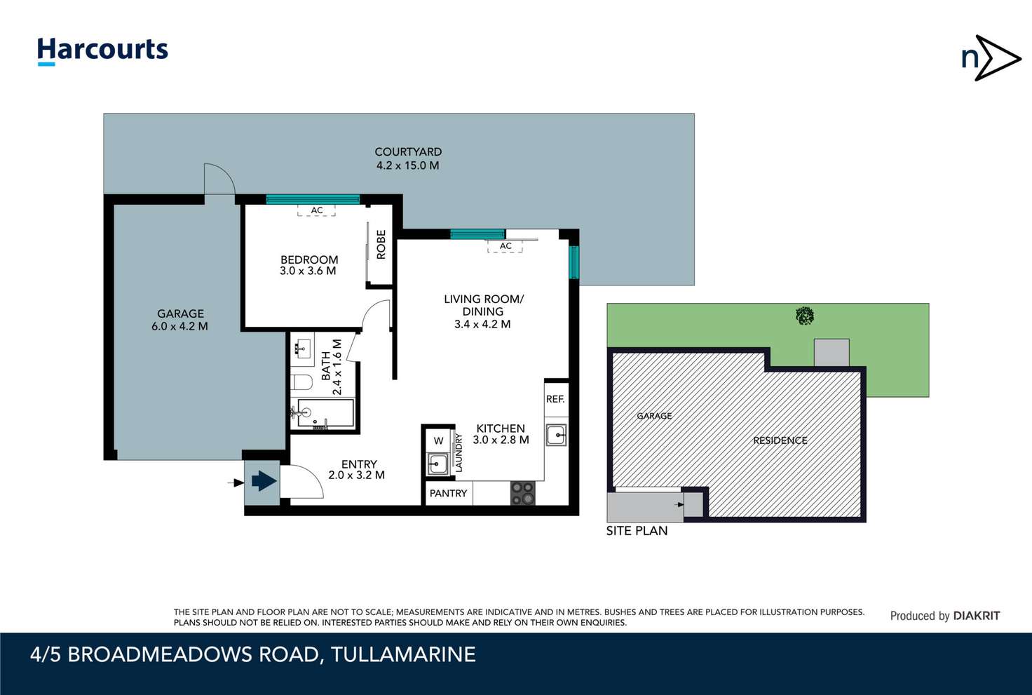 Floorplan of Homely villa listing, 4/5 Broadmeadows Road, Tullamarine VIC 3043