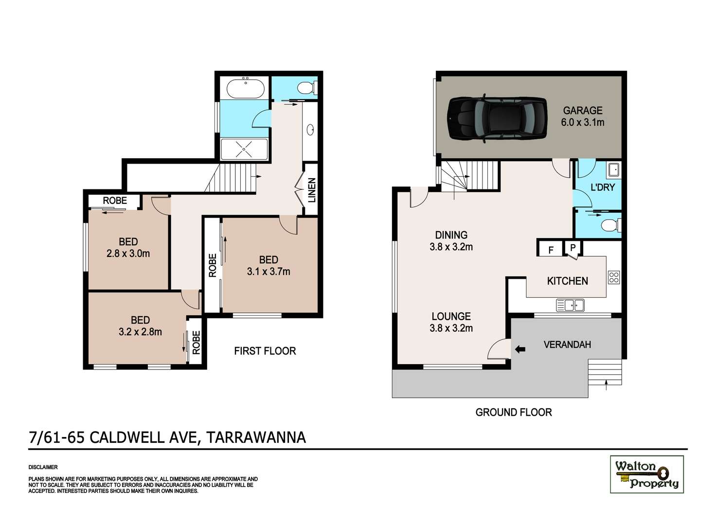 Floorplan of Homely house listing, 7/61- 65 Caldwell Avenue, Tarrawanna NSW 2518