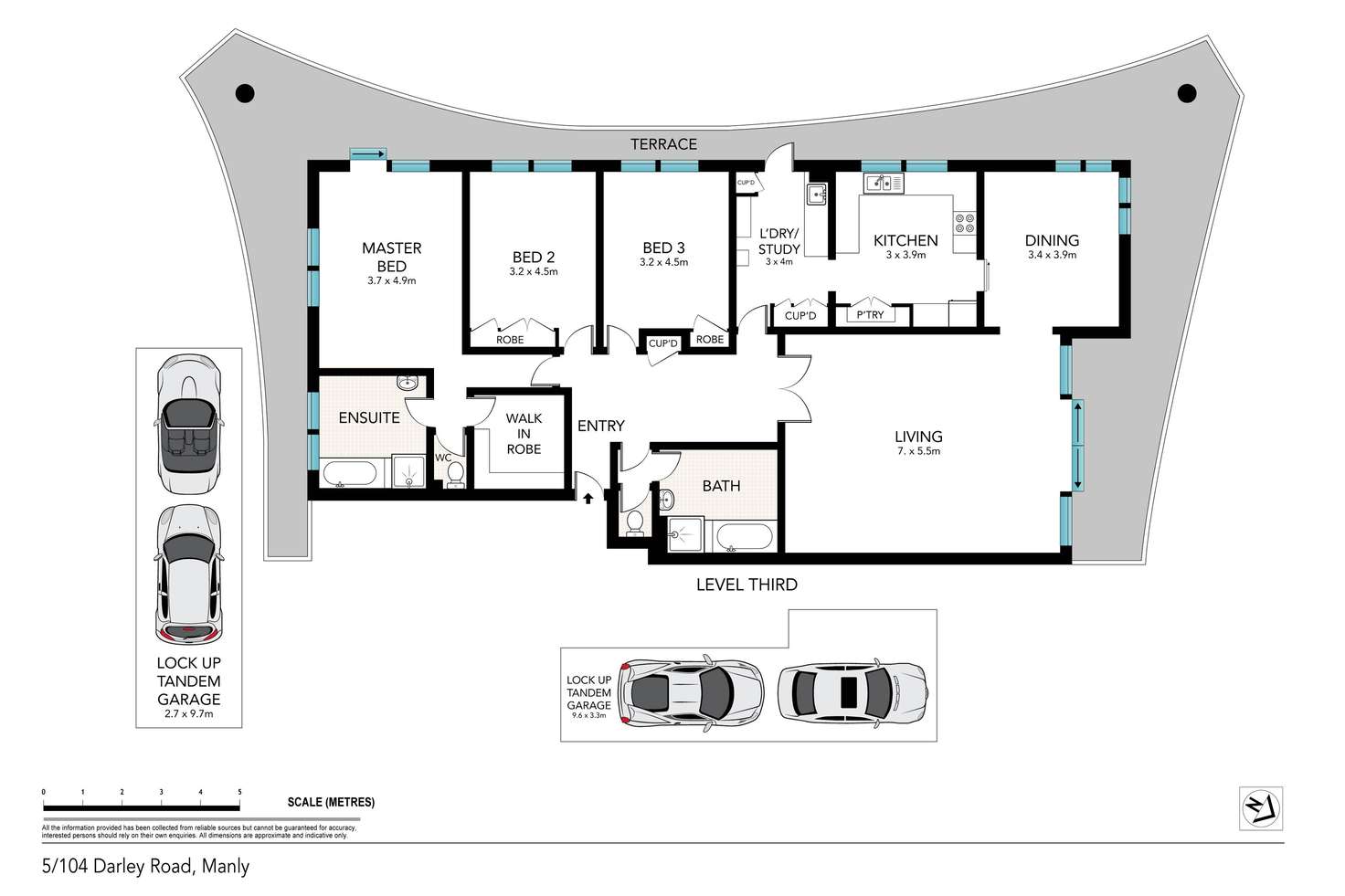 Floorplan of Homely apartment listing, 5/104 Darley Road, Manly NSW 2095