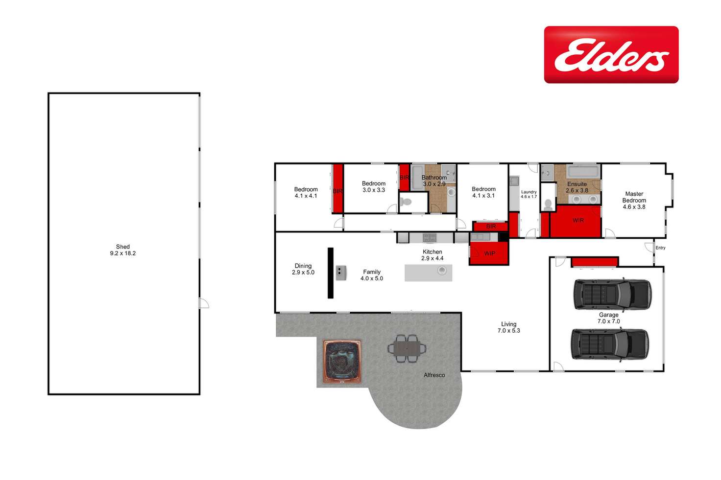 Floorplan of Homely house listing, 134 Buckleys Island Road, Yarram VIC 3971