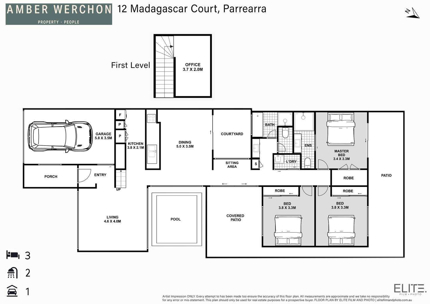 Floorplan of Homely house listing, 12 Madagascar Court, Kawana Island QLD 4575