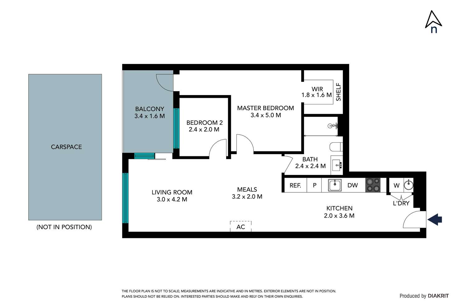 Floorplan of Homely apartment listing, 126/388 Murray Road, Preston VIC 3072