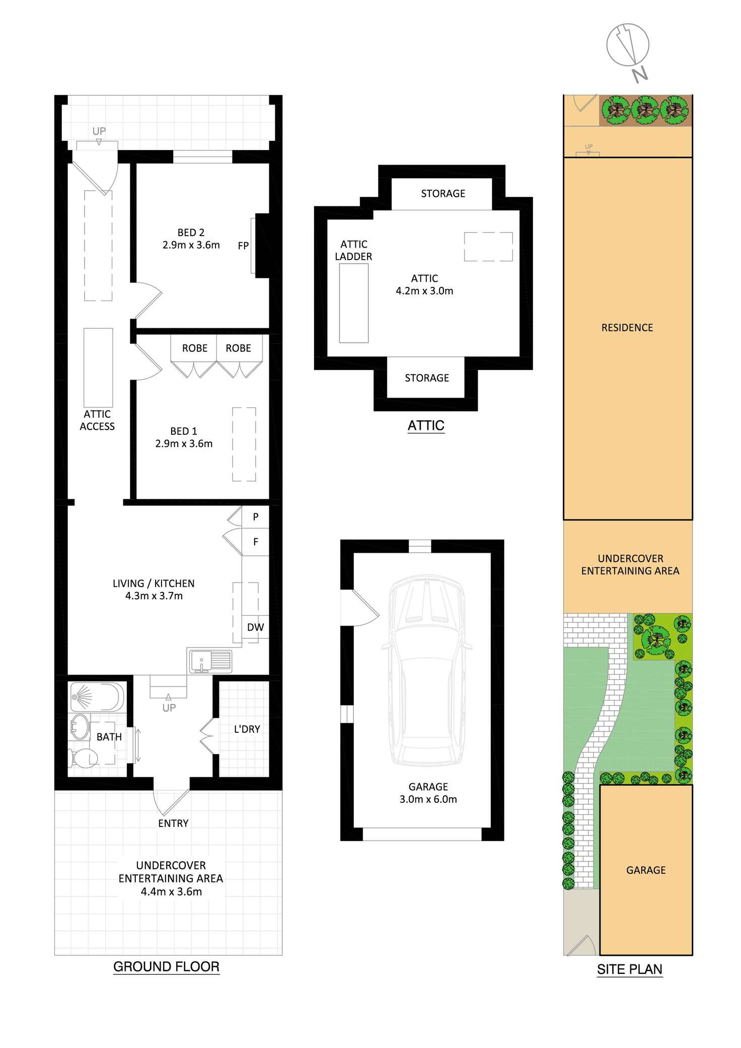 Floorplan of Homely house listing, 75 Terry Street, Tempe NSW 2044