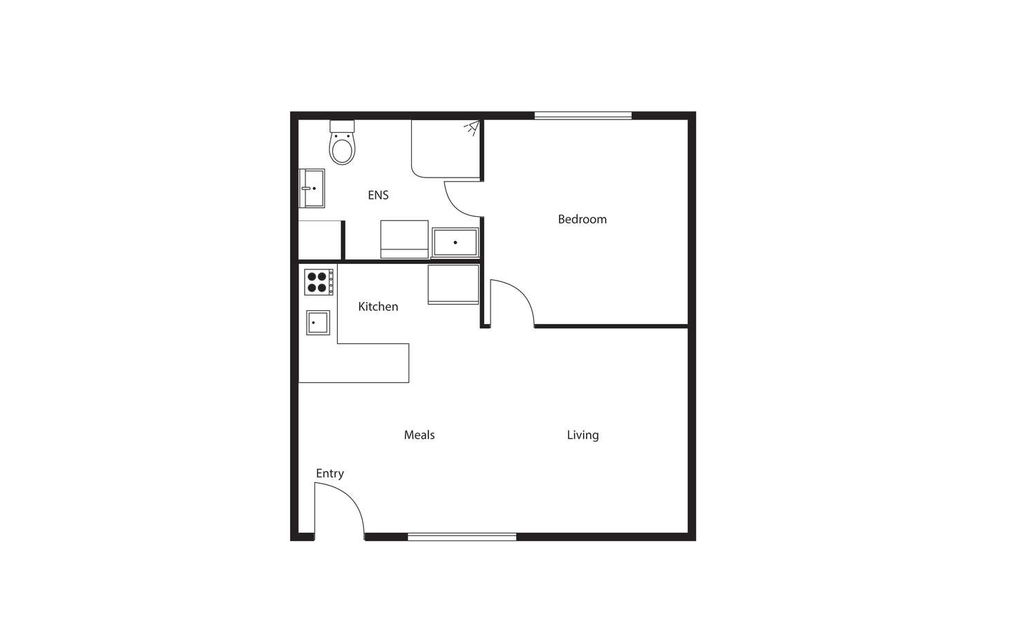 Floorplan of Homely unit listing, 7/5 Adams Street, Queanbeyan NSW 2620