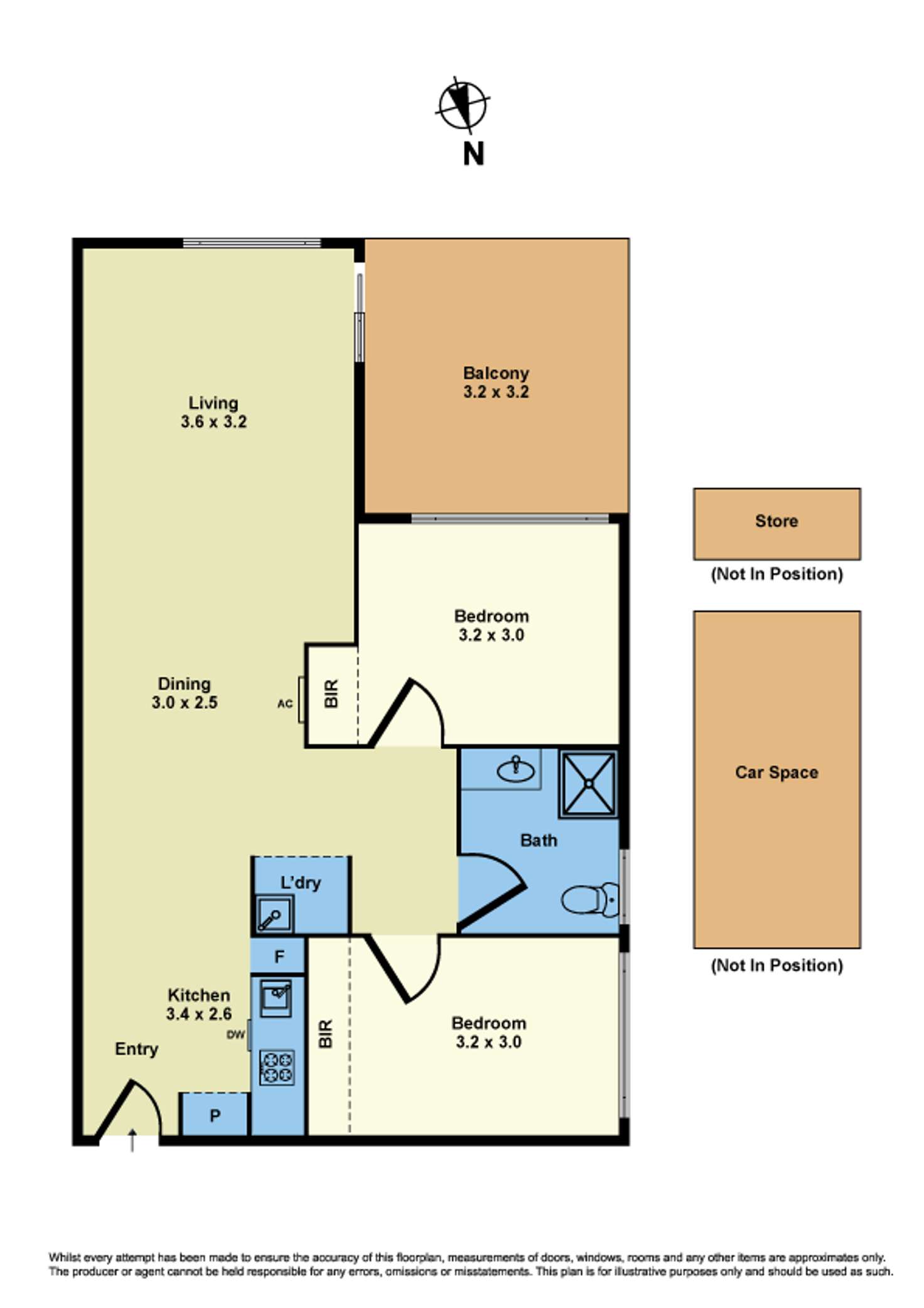 Floorplan of Homely apartment listing, 417/1 Foundry Road, Sunshine VIC 3020