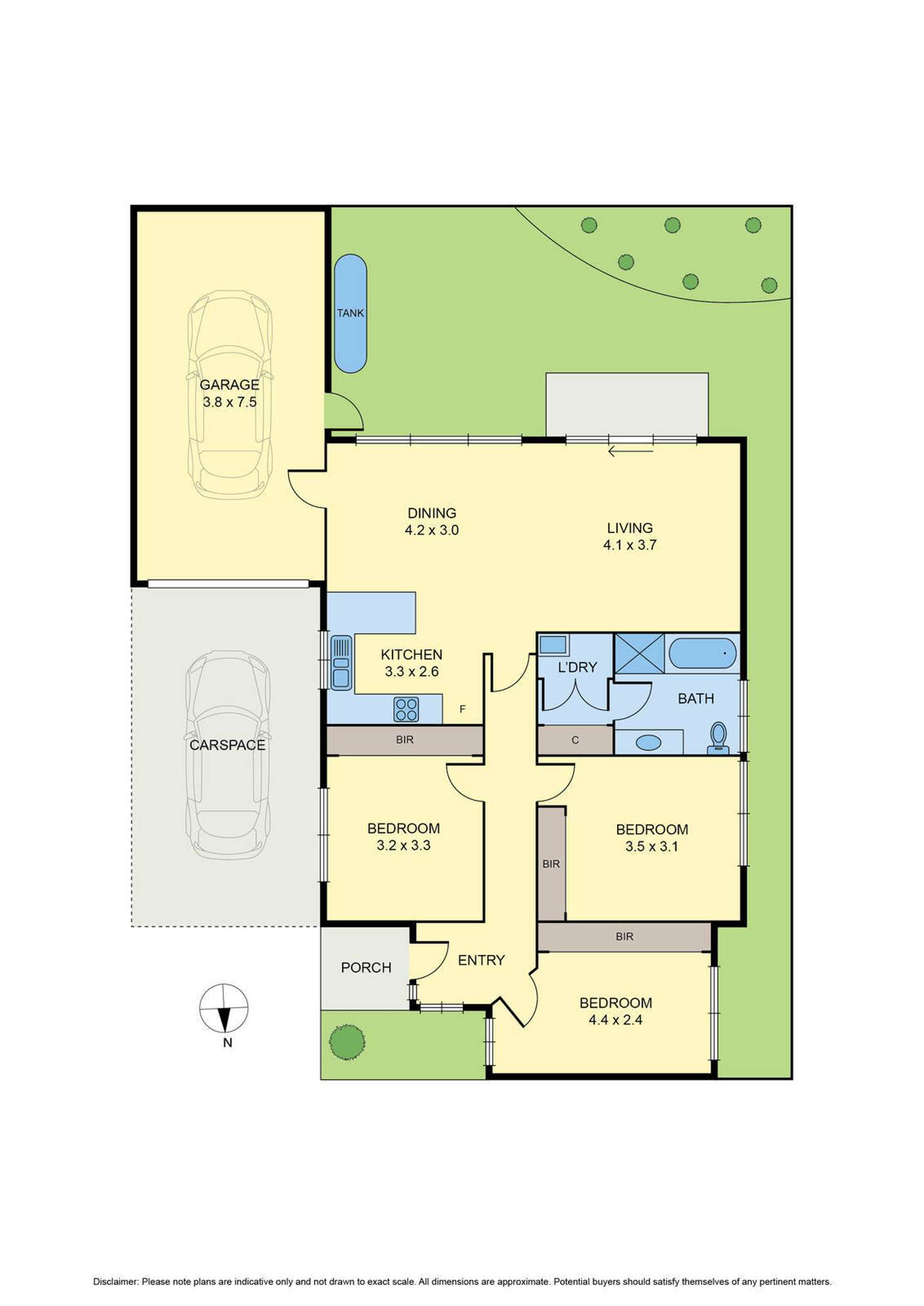Floorplan of Homely unit listing, 28/42 Mitchells Lane, Sunbury VIC 3429
