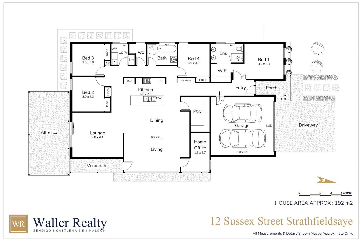 Floorplan of Homely house listing, 12 Sussex Street, Strathfieldsaye VIC 3551
