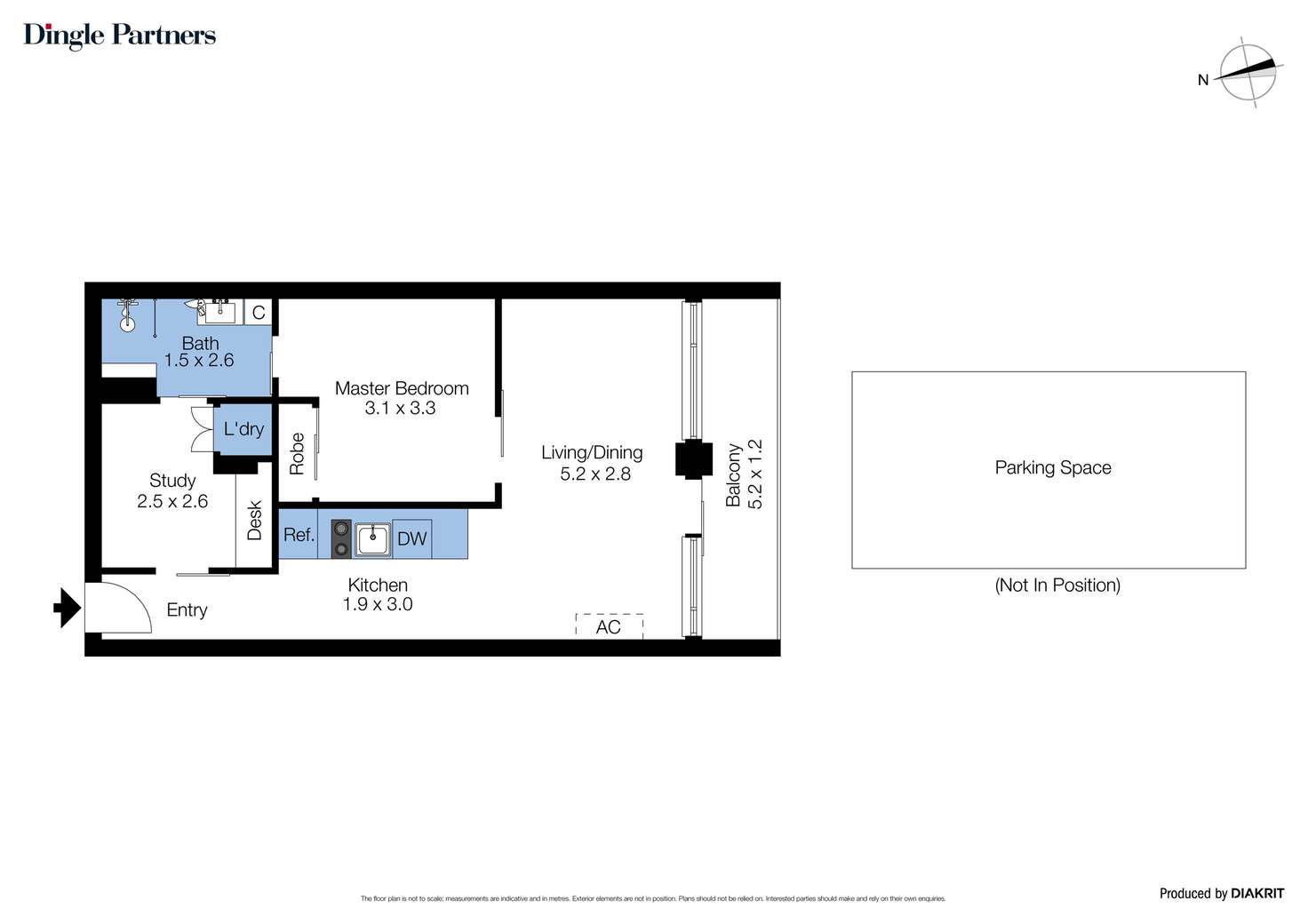 Floorplan of Homely apartment listing, 209/4 Bik Lane, Fitzroy North VIC 3068