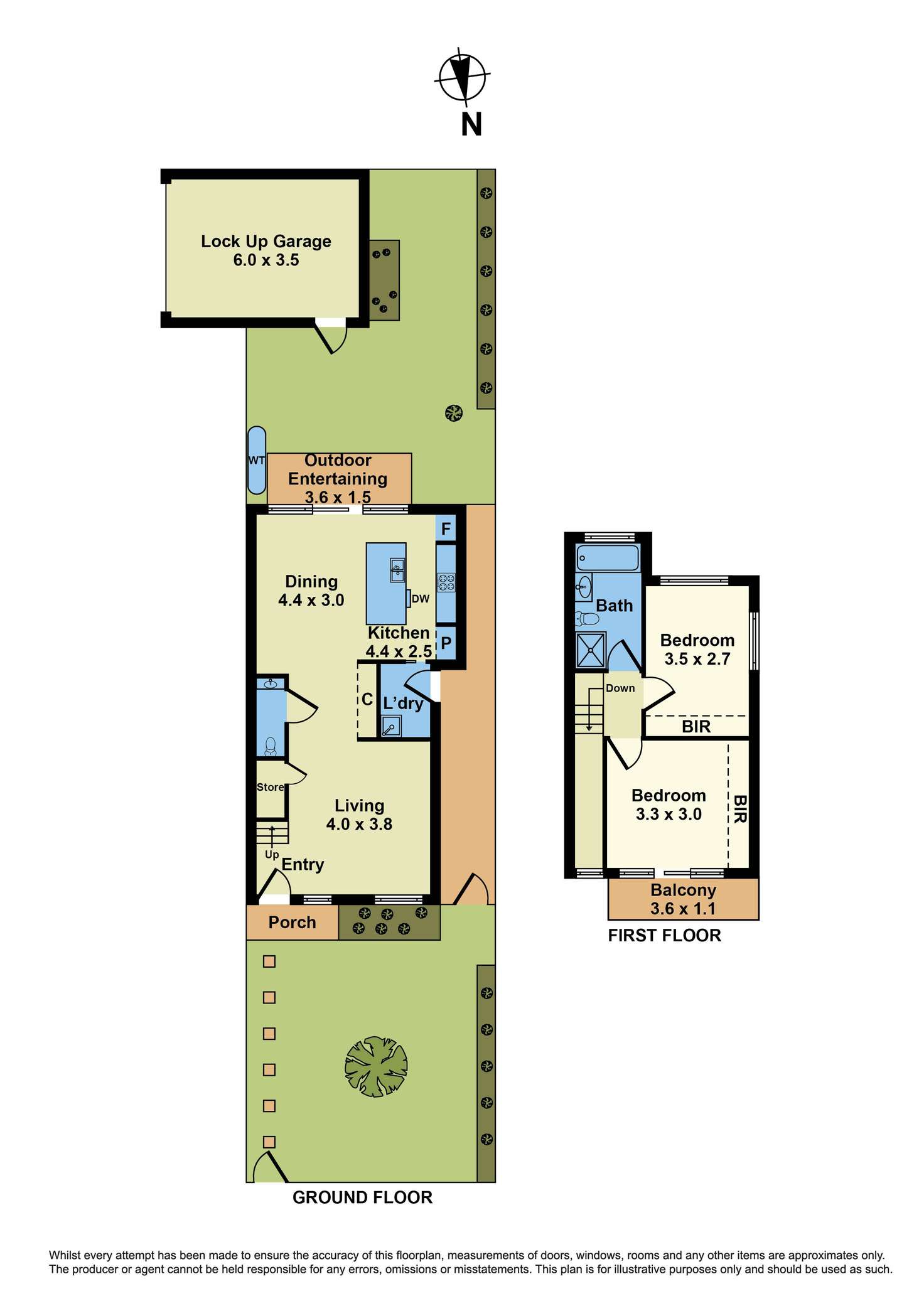 Floorplan of Homely house listing, 1/77 Fraser Street, Sunshine VIC 3020