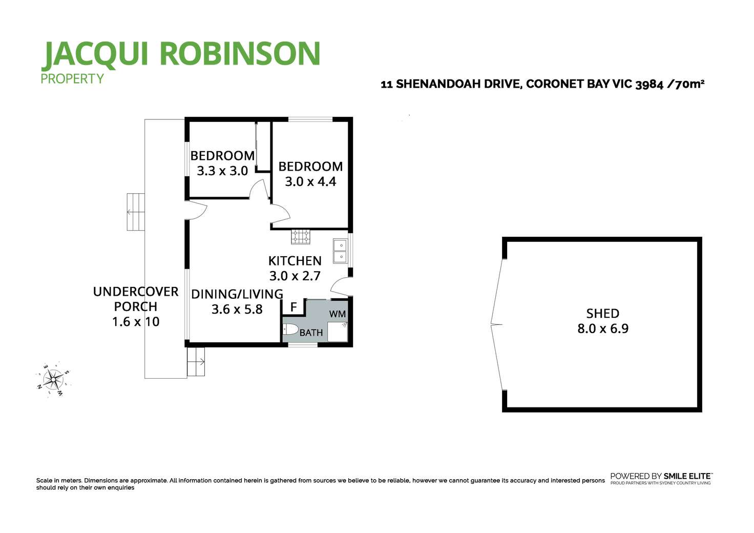Floorplan of Homely house listing, 11 Shenandoah Drive, Coronet Bay VIC 3984