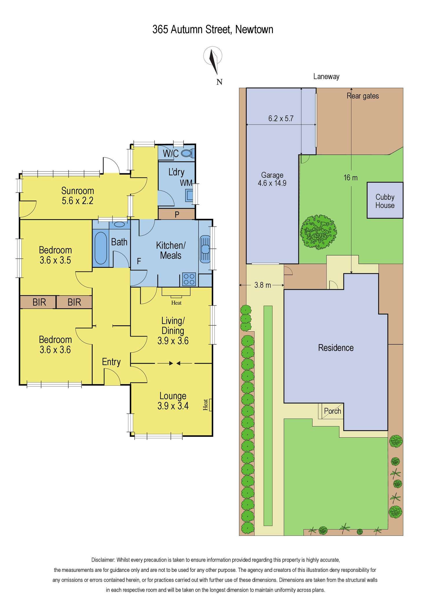 Floorplan of Homely house listing, 365 Autumn Street, Newtown VIC 3220