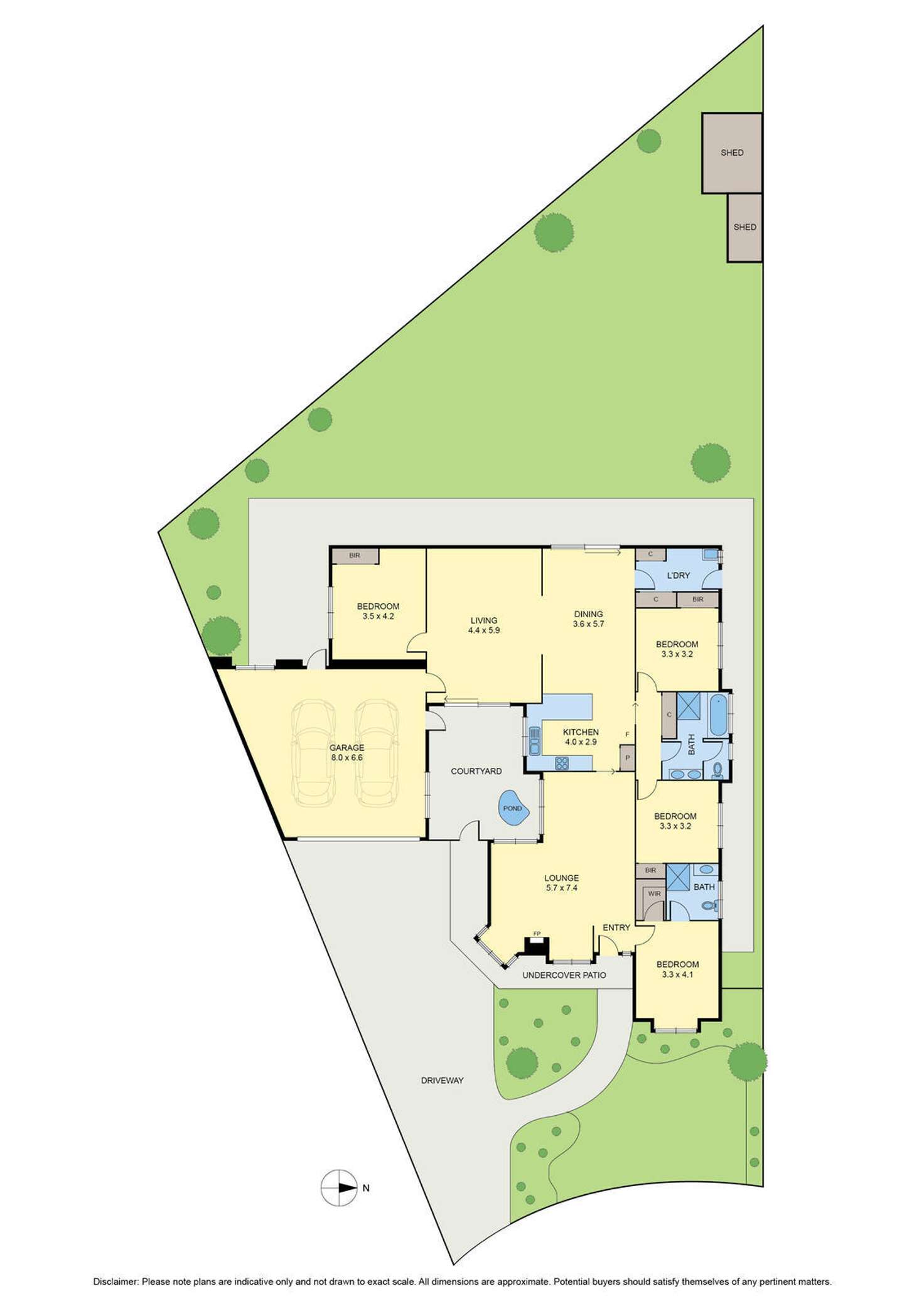 Floorplan of Homely house listing, 3 Ancona Close, Keilor Lodge VIC 3038