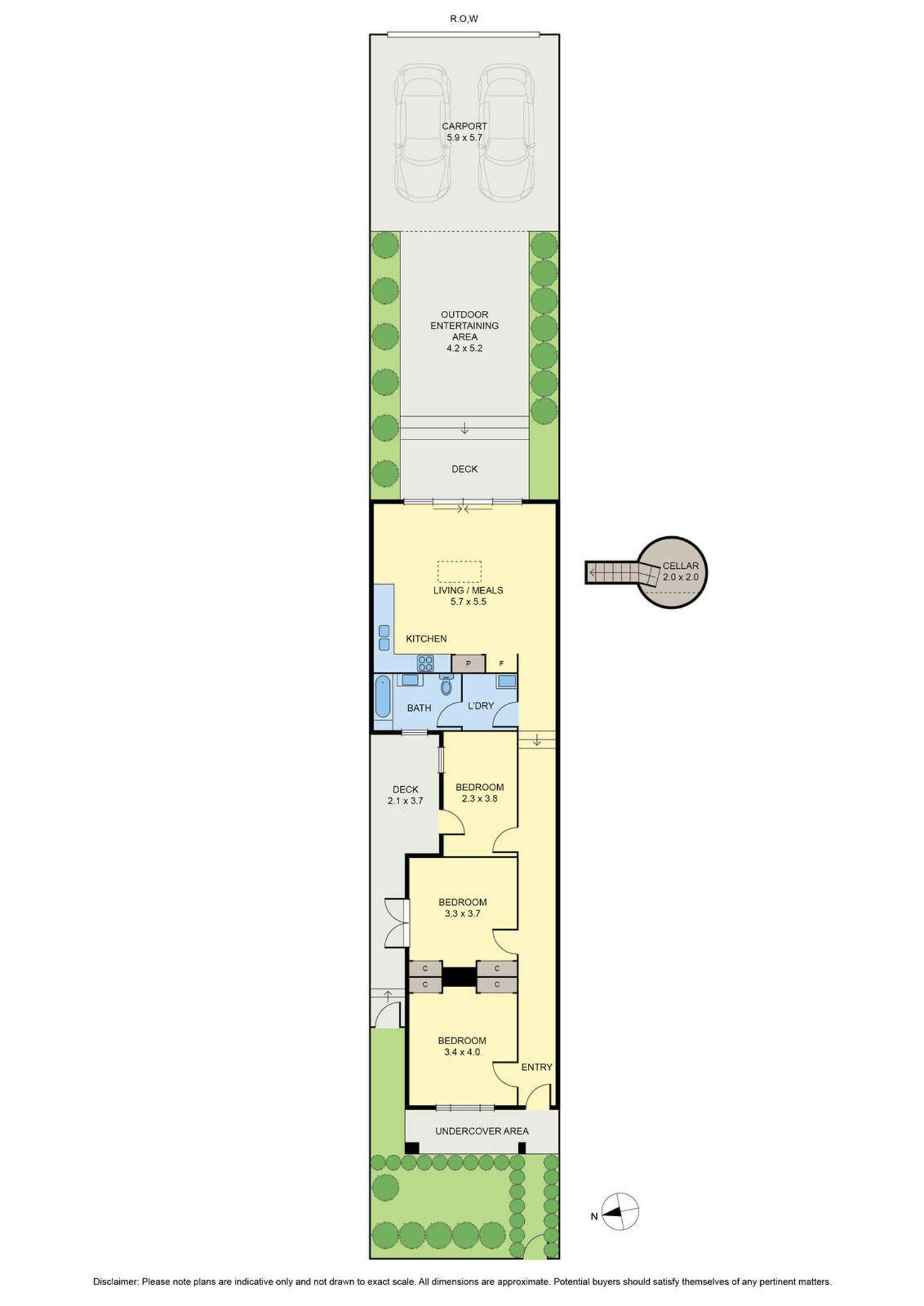 Floorplan of Homely house listing, 126 Tennyson Street, Essendon VIC 3040