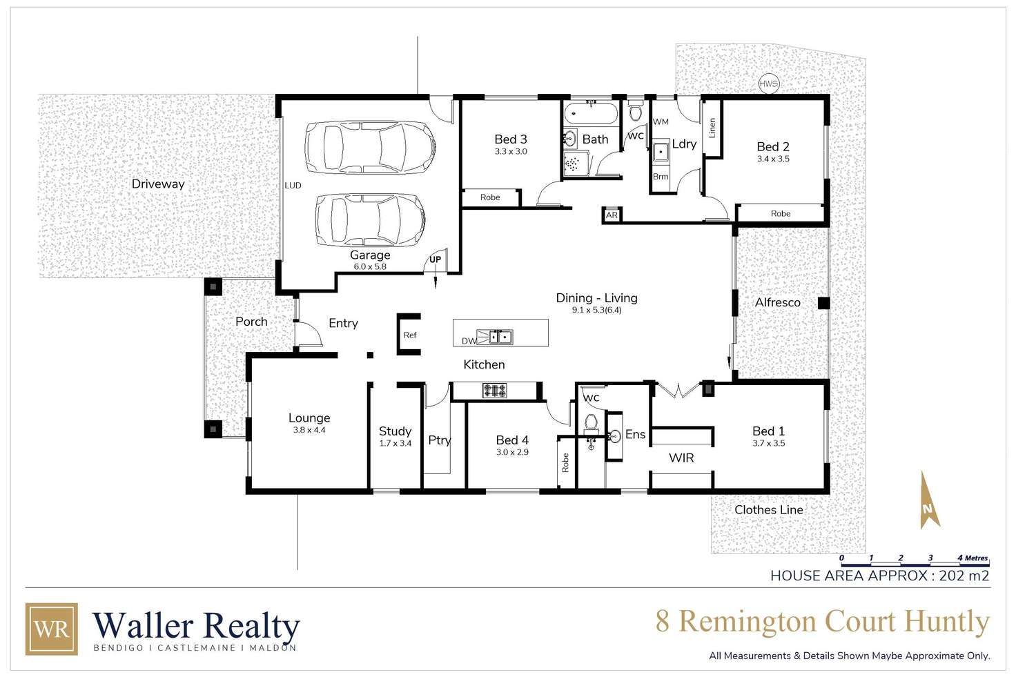 Floorplan of Homely house listing, 8 Remington Court, Huntly VIC 3551