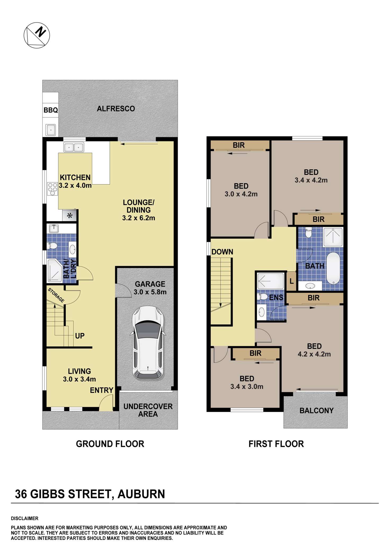 Floorplan of Homely house listing, 36 Gibbs Street, Auburn NSW 2144