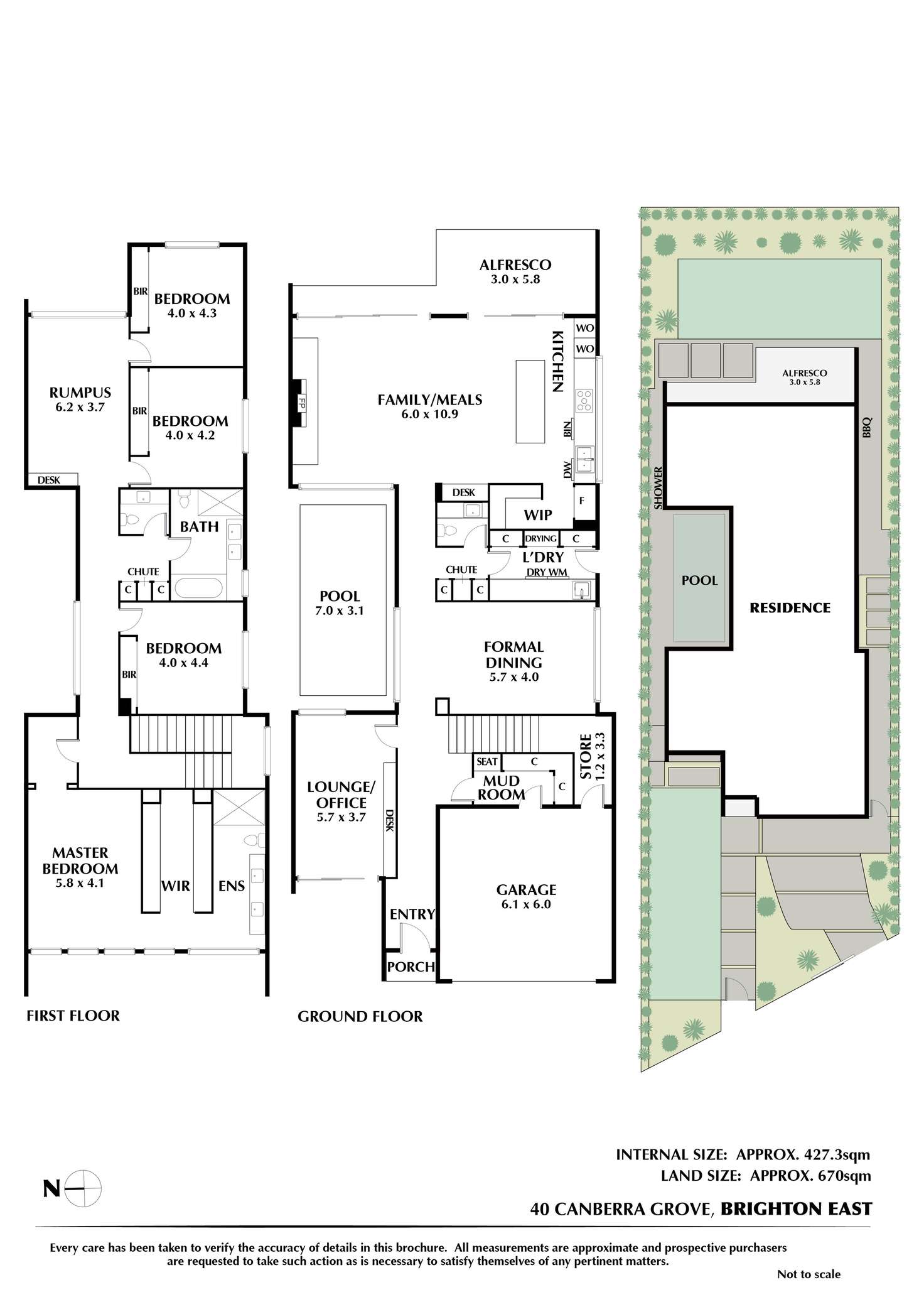 Floorplan of Homely house listing, 40 Canberra Grove, Brighton East VIC 3187