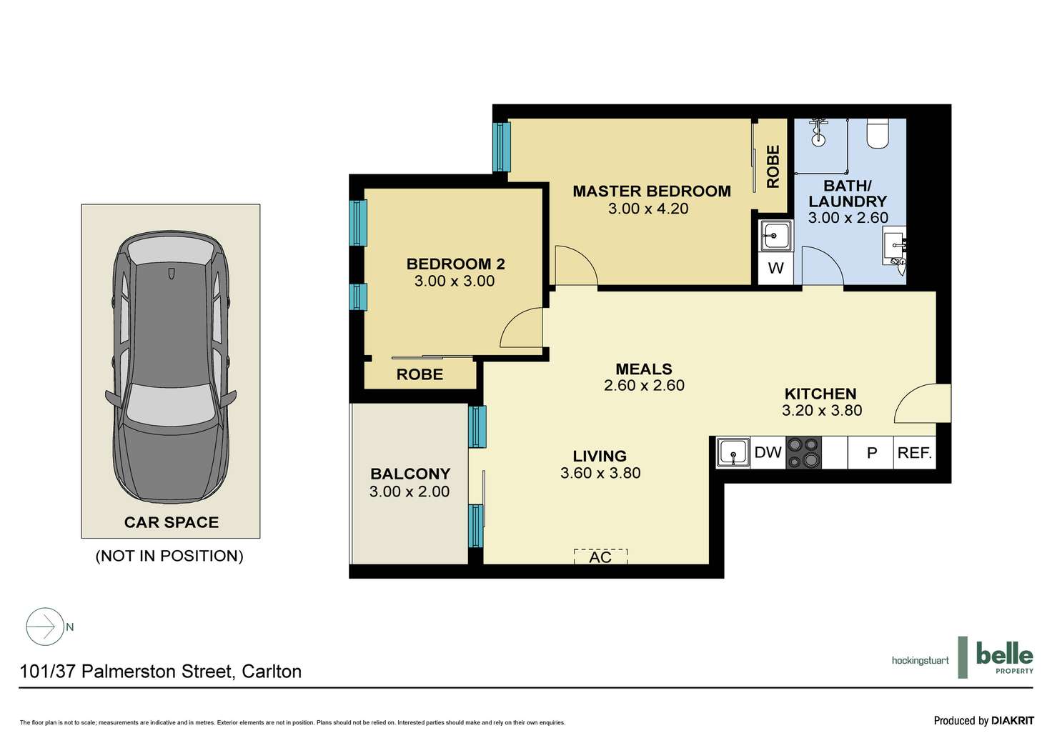 Floorplan of Homely apartment listing, 101/37 Palmerston Street, Carlton VIC 3053
