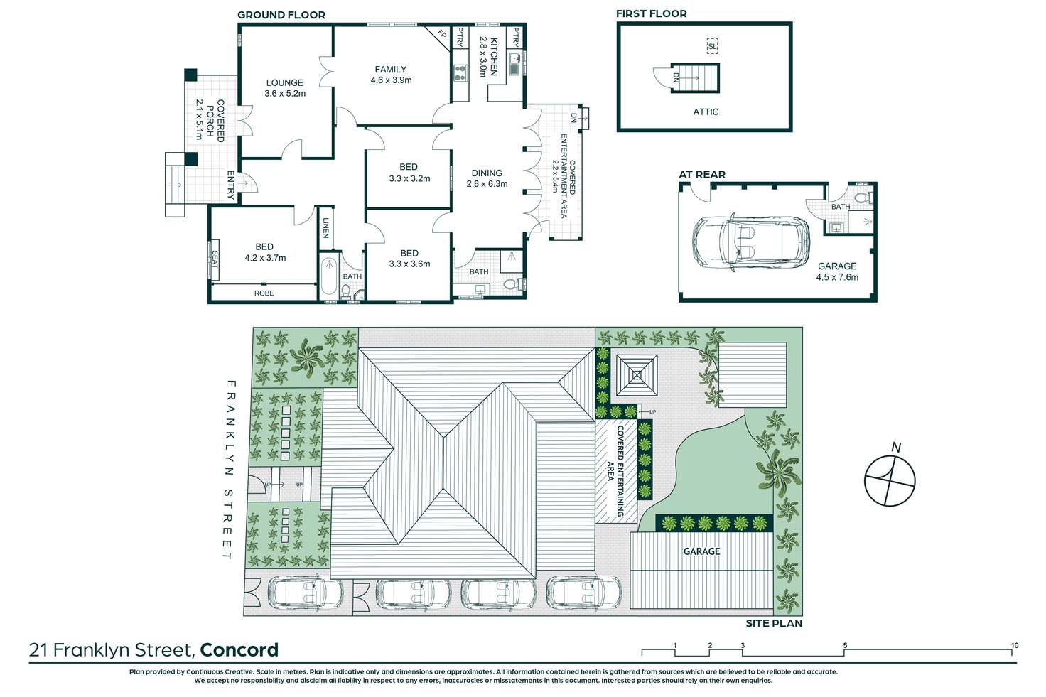 Floorplan of Homely house listing, 21 Franklyn Street, Concord NSW 2137