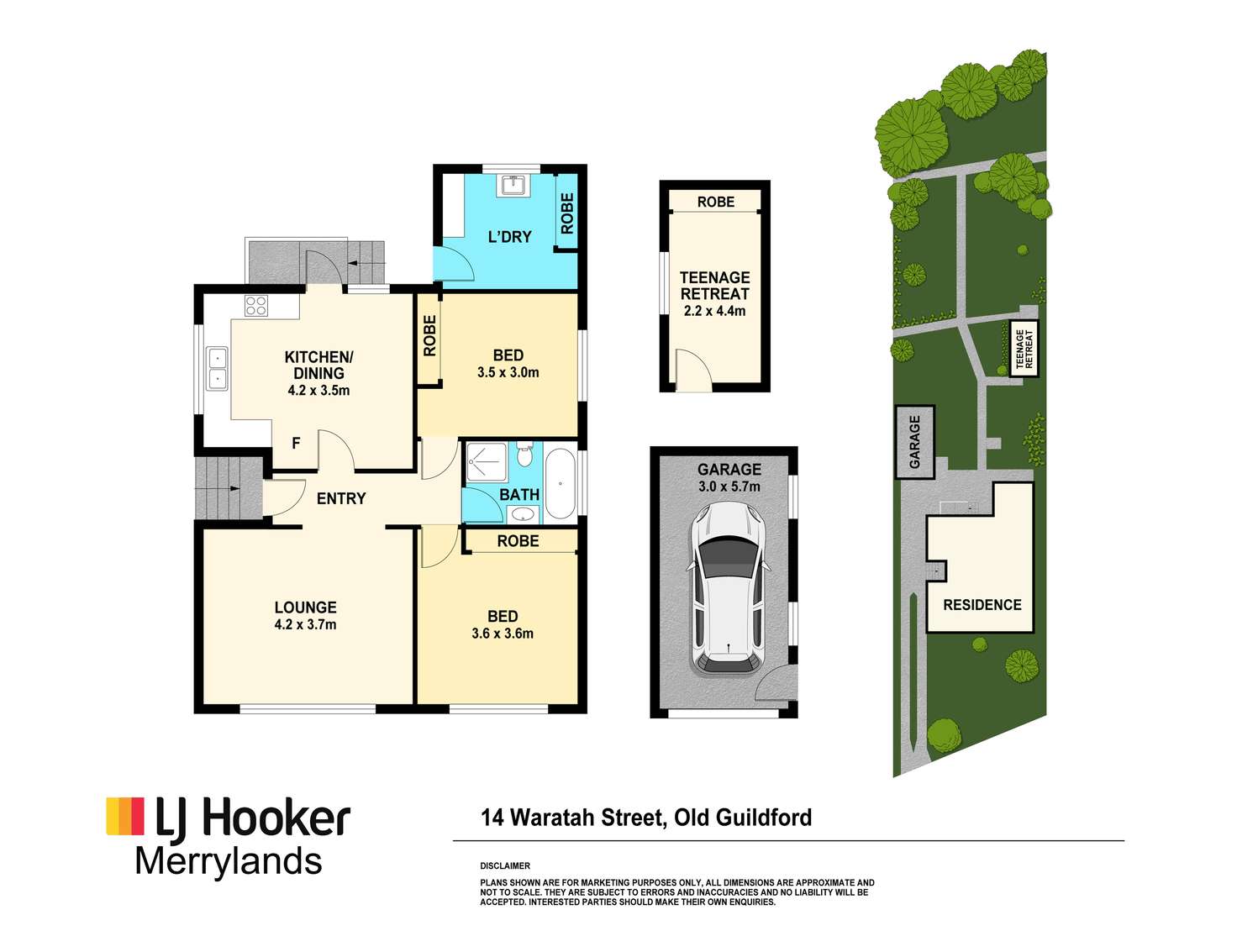 Floorplan of Homely house listing, 14 Waratah Street, Guildford NSW 2161