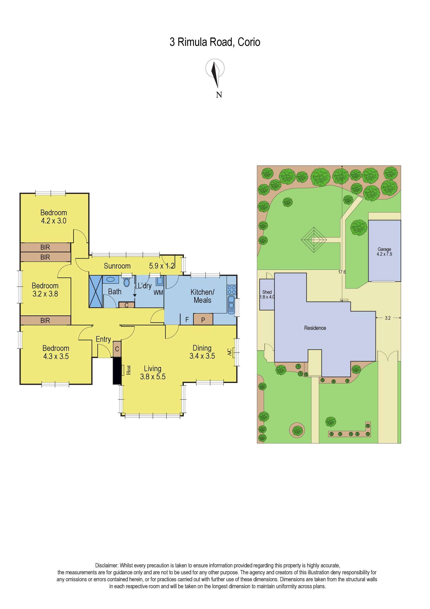 Floorplan of Homely house listing, 3 Rimula Road, Corio VIC 3214