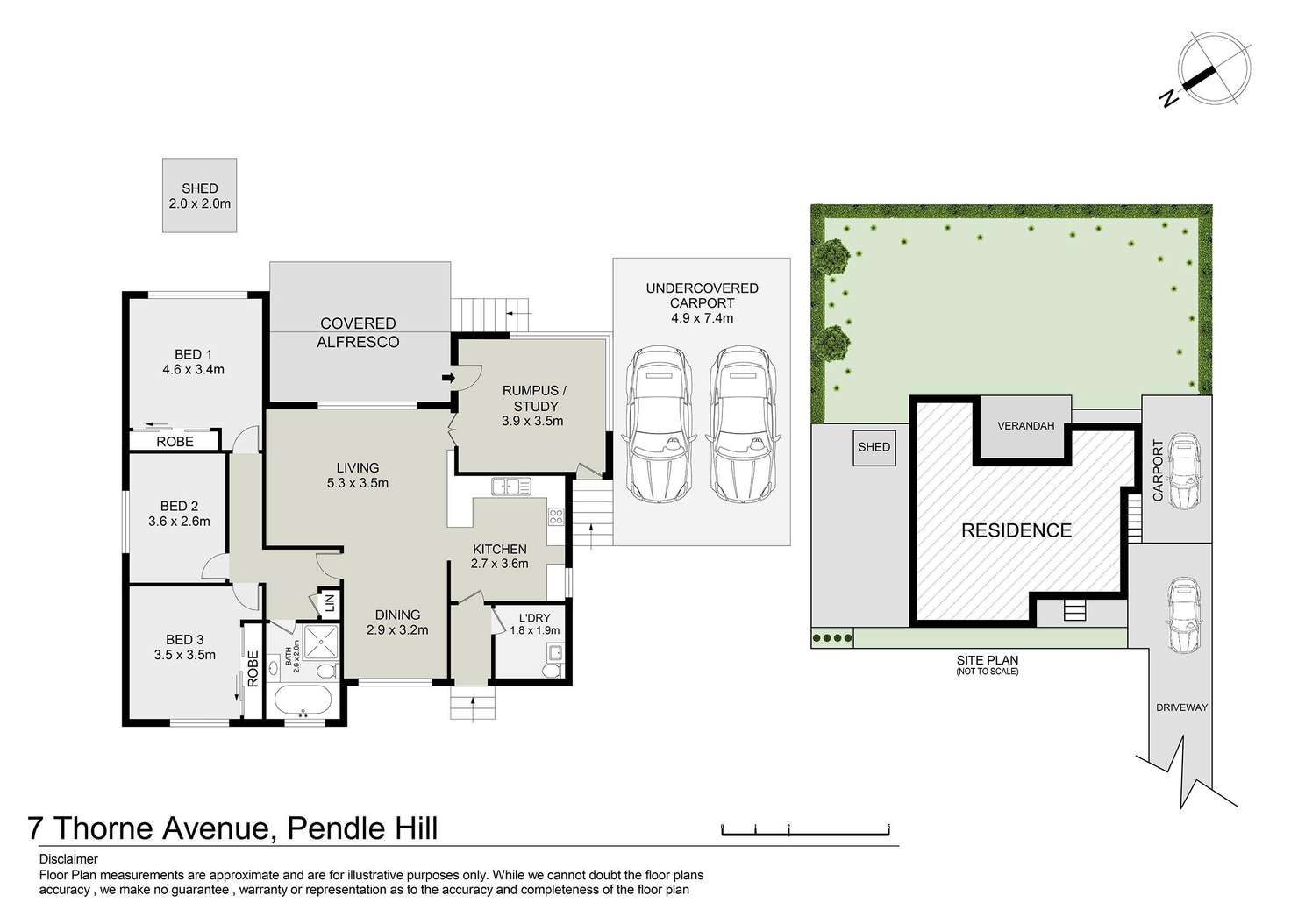 Floorplan of Homely house listing, 7 Thorne Avenue, Pendle Hill NSW 2145