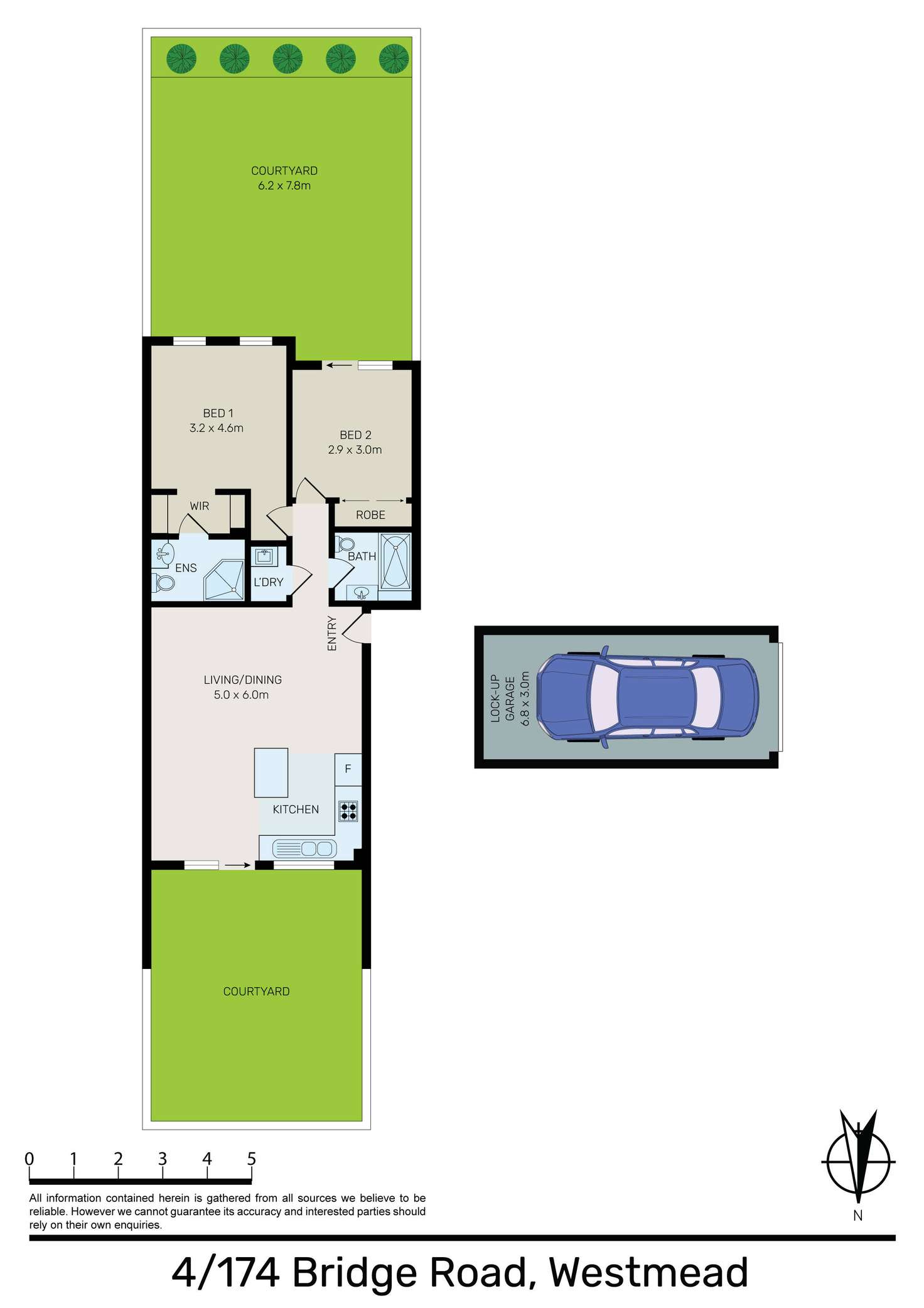 Floorplan of Homely unit listing, 4/174-176 Bridge Road, Westmead NSW 2145