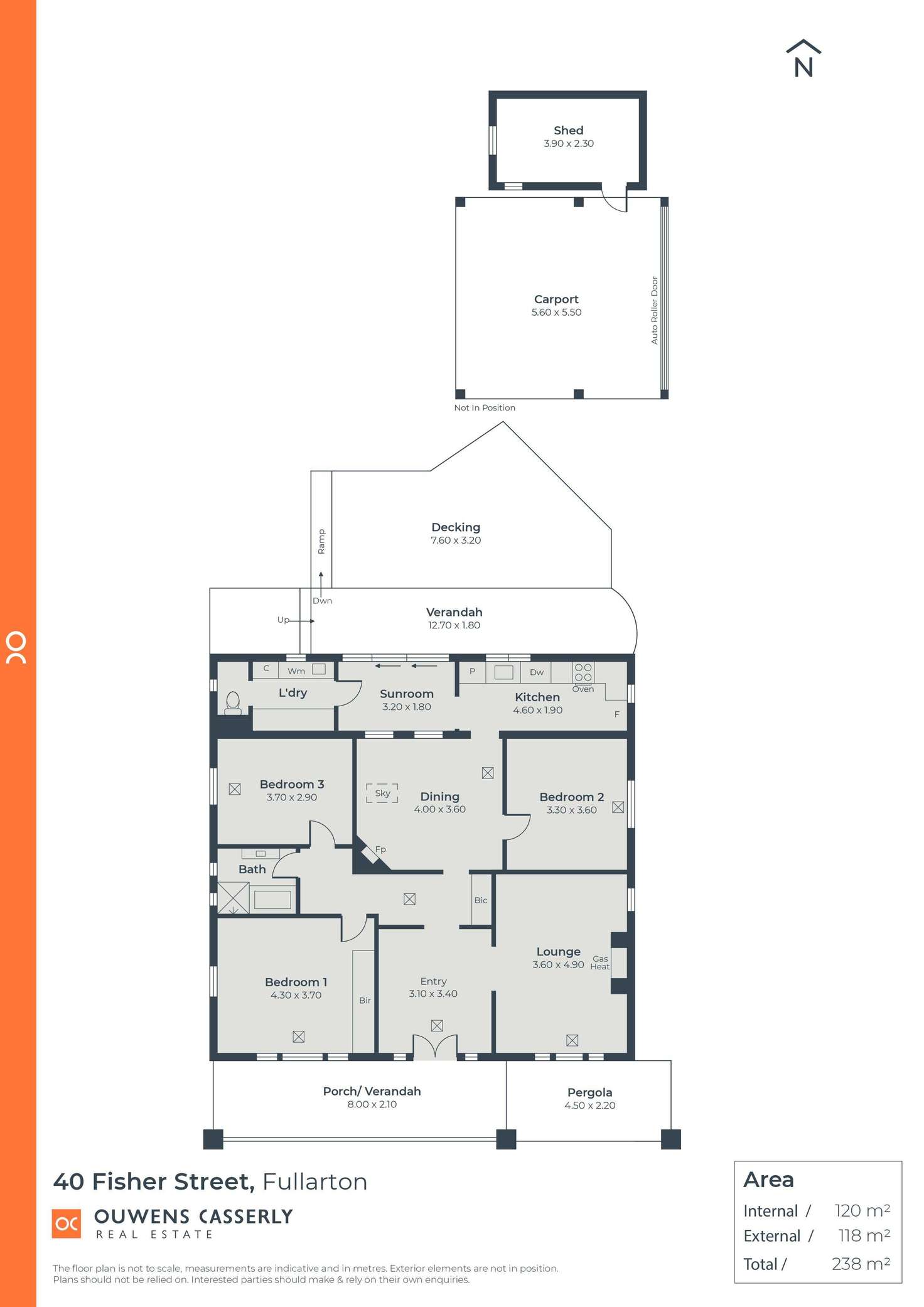 Floorplan of Homely house listing, 40 Fisher Street, Fullarton SA 5063