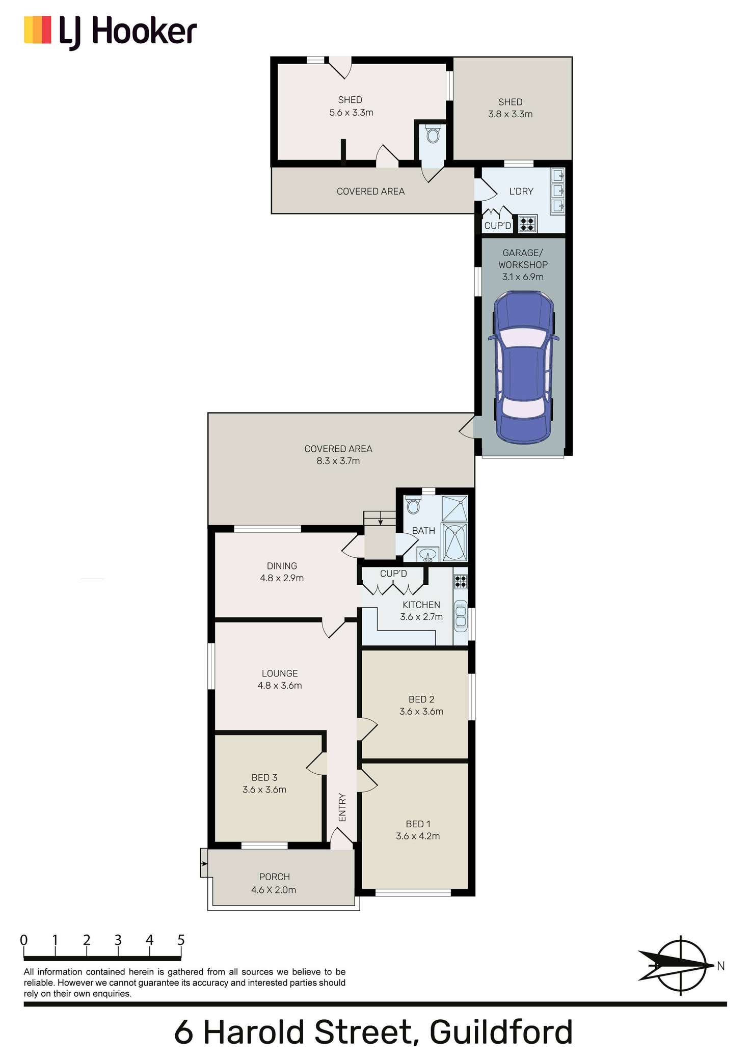 Floorplan of Homely house listing, 6 Harold Street, Guildford NSW 2161