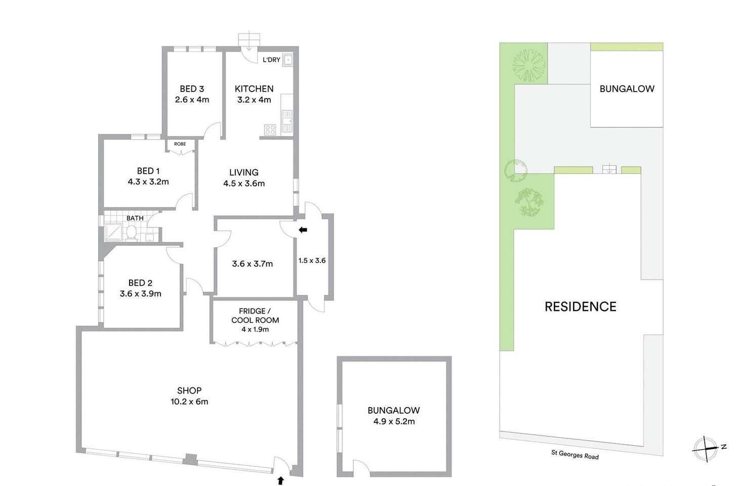 Floorplan of Homely house listing, 491 St Georges Road, Thornbury VIC 3071