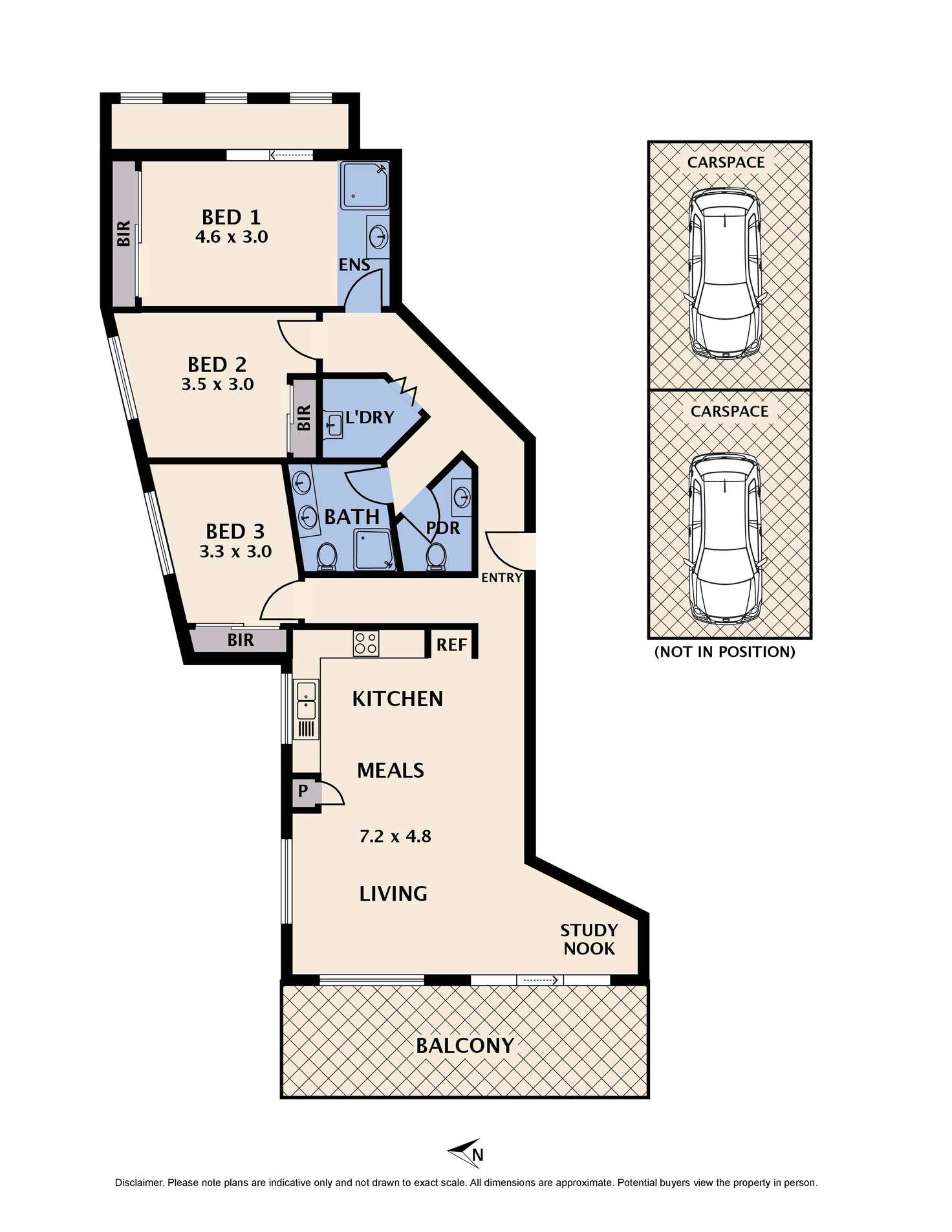 Floorplan of Homely unit listing, 4/78 Orrong Avenue, Reservoir VIC 3073