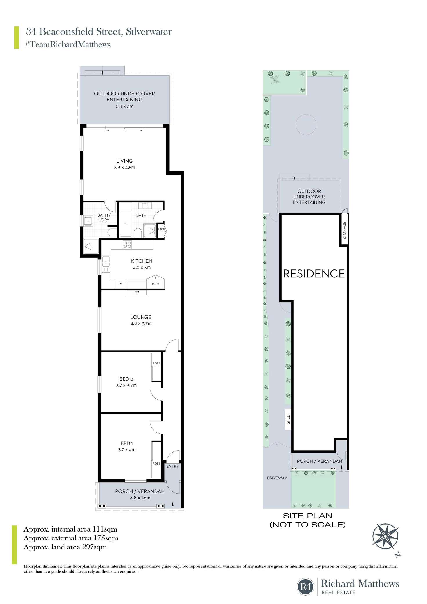 Floorplan of Homely semiDetached listing, 34 Beaconsfield Street, Silverwater NSW 2128