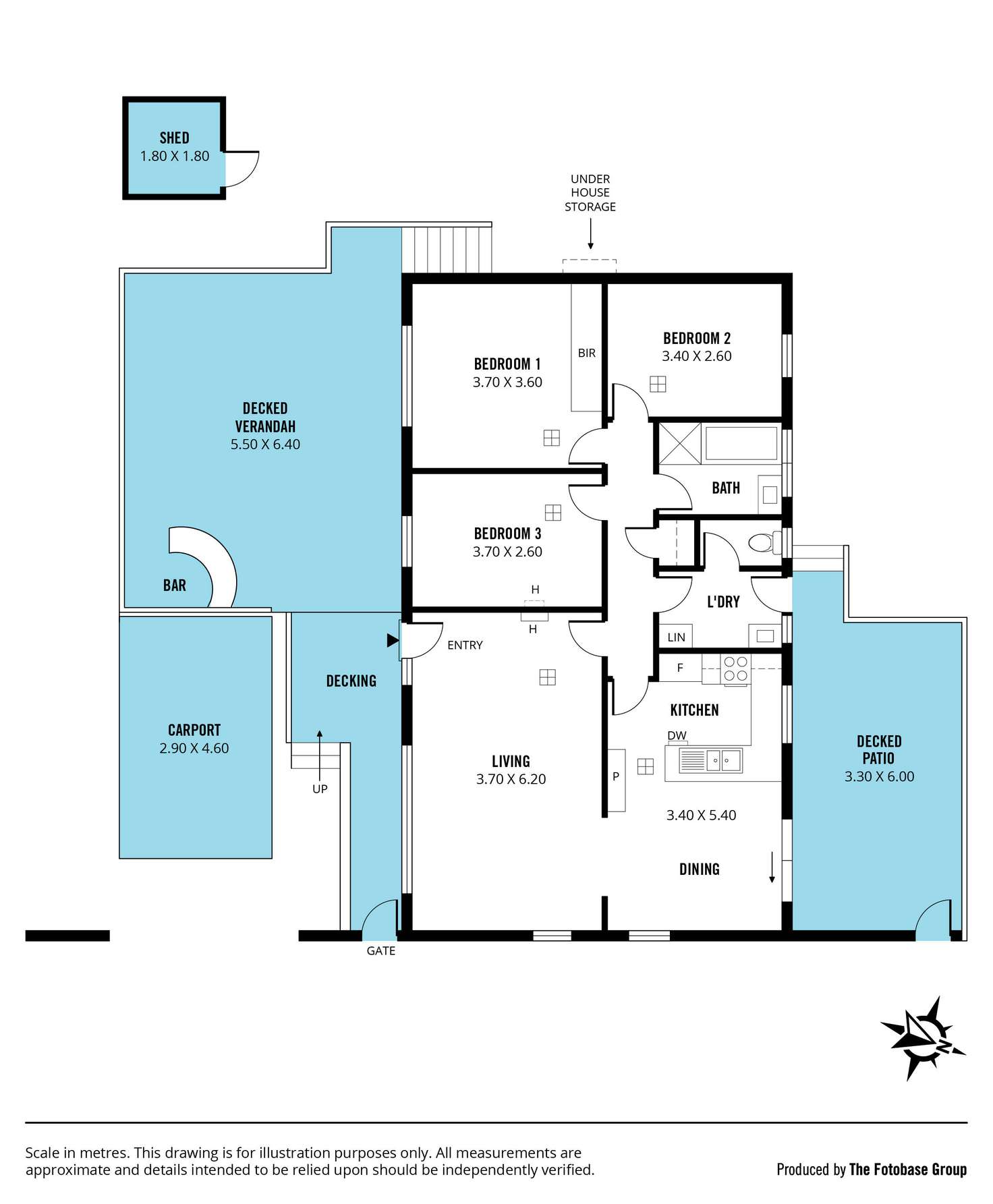 Floorplan of Homely house listing, 8 Montana Drive, Happy Valley SA 5159