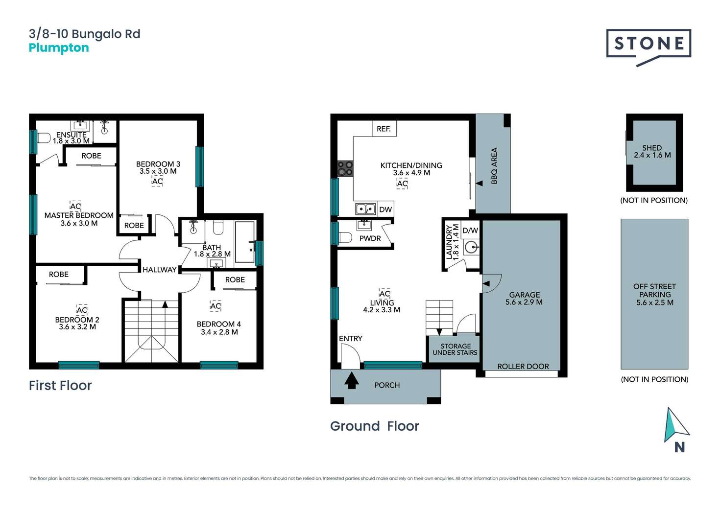 Floorplan of Homely townhouse listing, 3/8 Bungalow Road, Plumpton NSW 2761