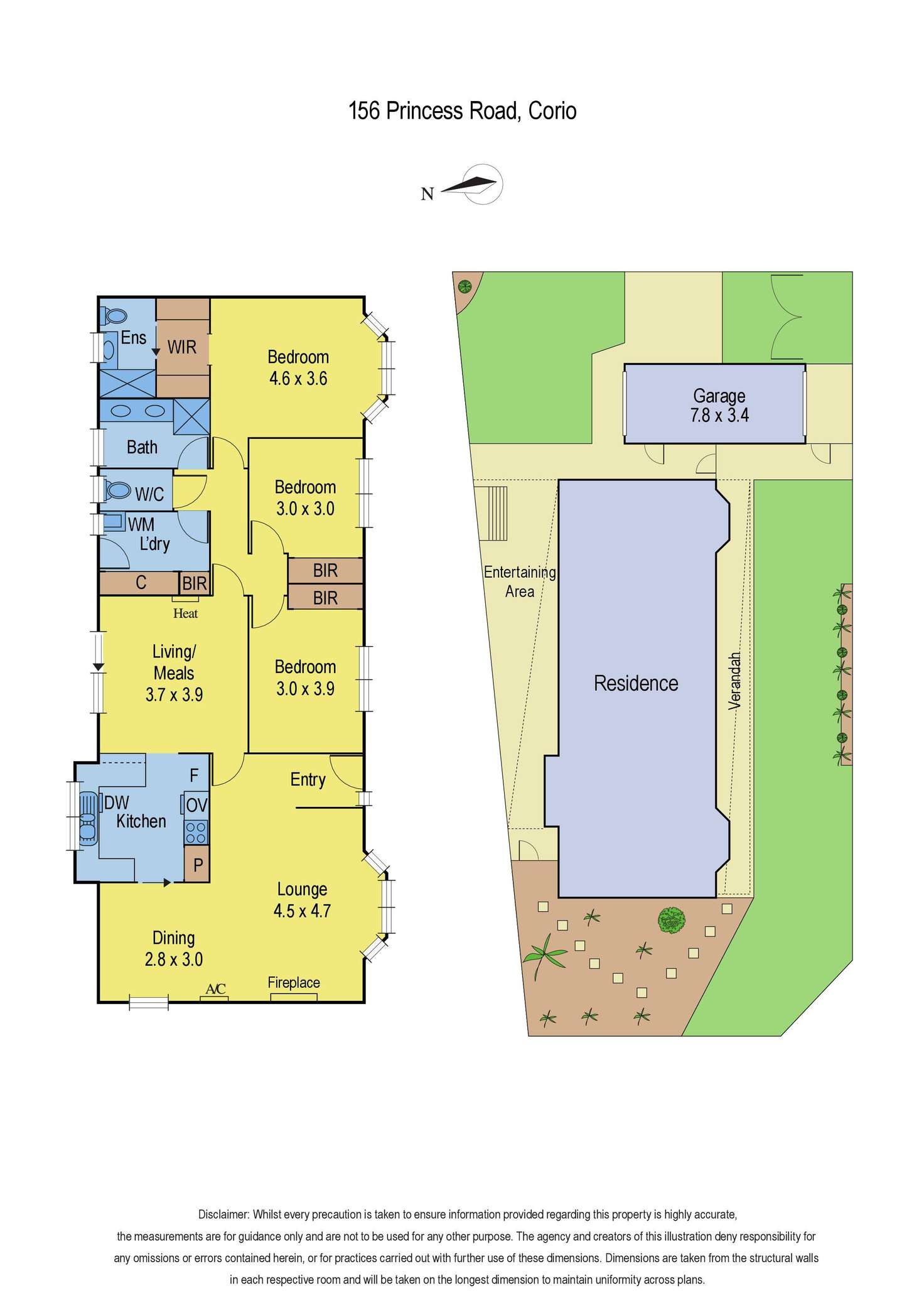 Floorplan of Homely house listing, 156 Princess Road, Corio VIC 3214