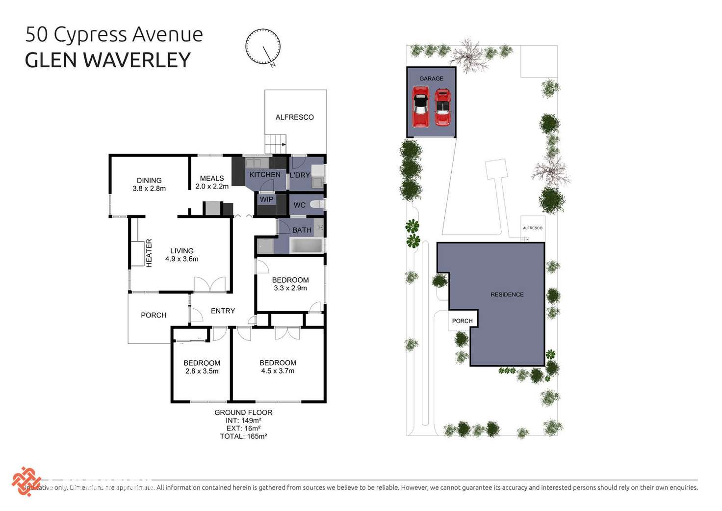 Floorplan of Homely house listing, 50 Cypress Avenue, Glen Waverley VIC 3150