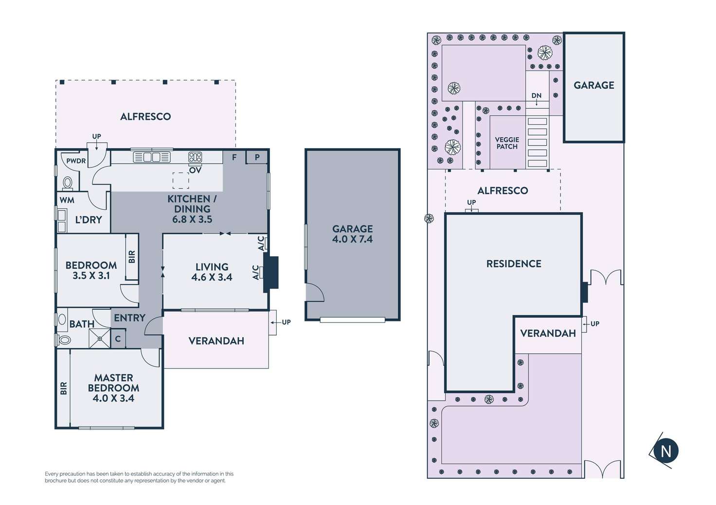 Floorplan of Homely house listing, 38 Leinster Grove, Thornbury VIC 3071