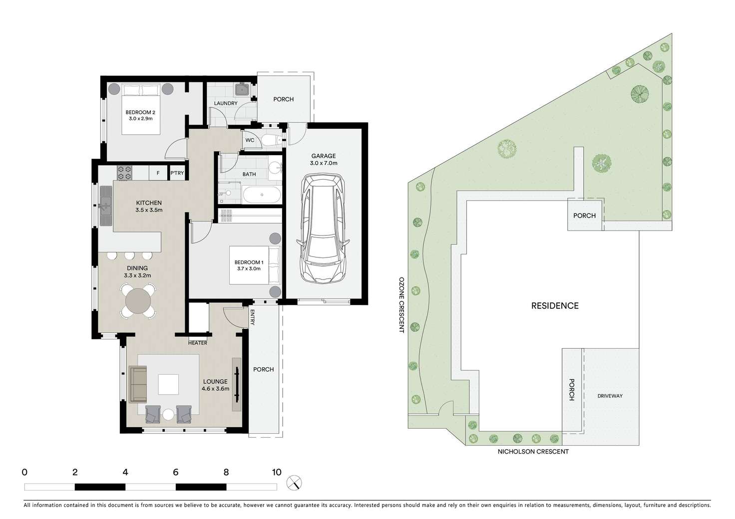 Floorplan of Homely unit listing, 1/53 Nicholson Crescent, Bell Park VIC 3215