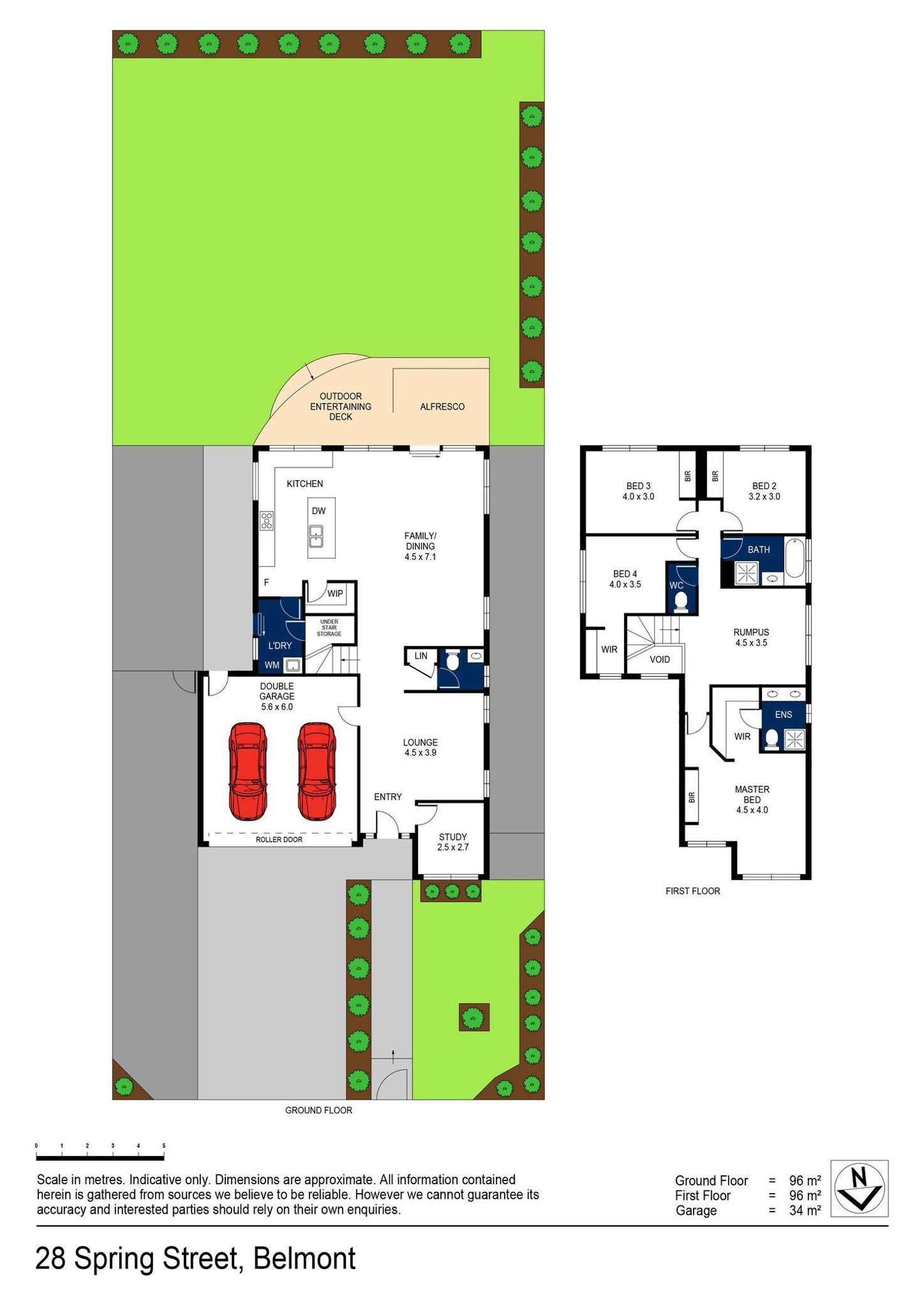 Floorplan of Homely house listing, 28 Spring Street, Belmont VIC 3216