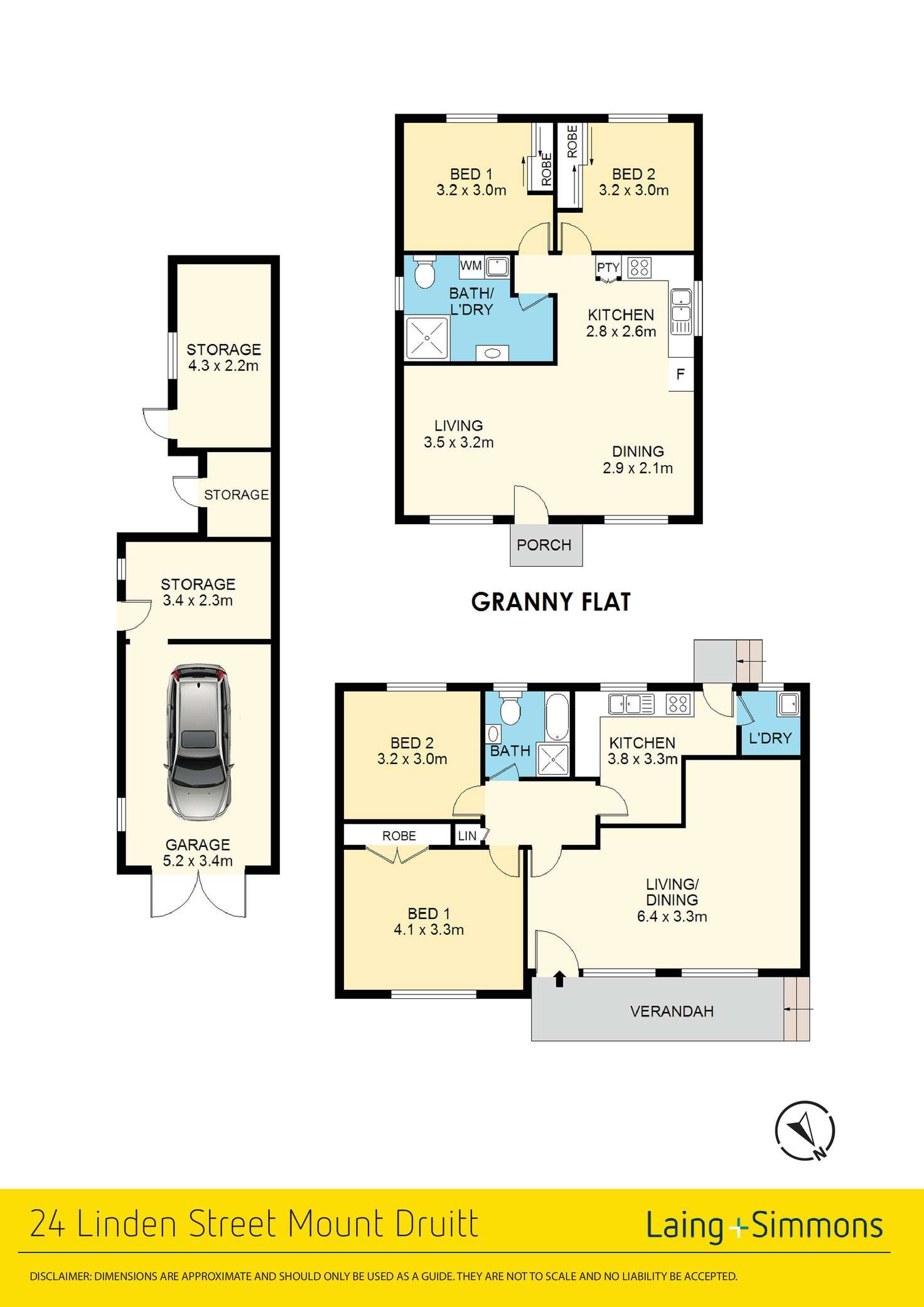 Floorplan of Homely house listing, 24 & 24A Linden Street, Mount Druitt NSW 2770