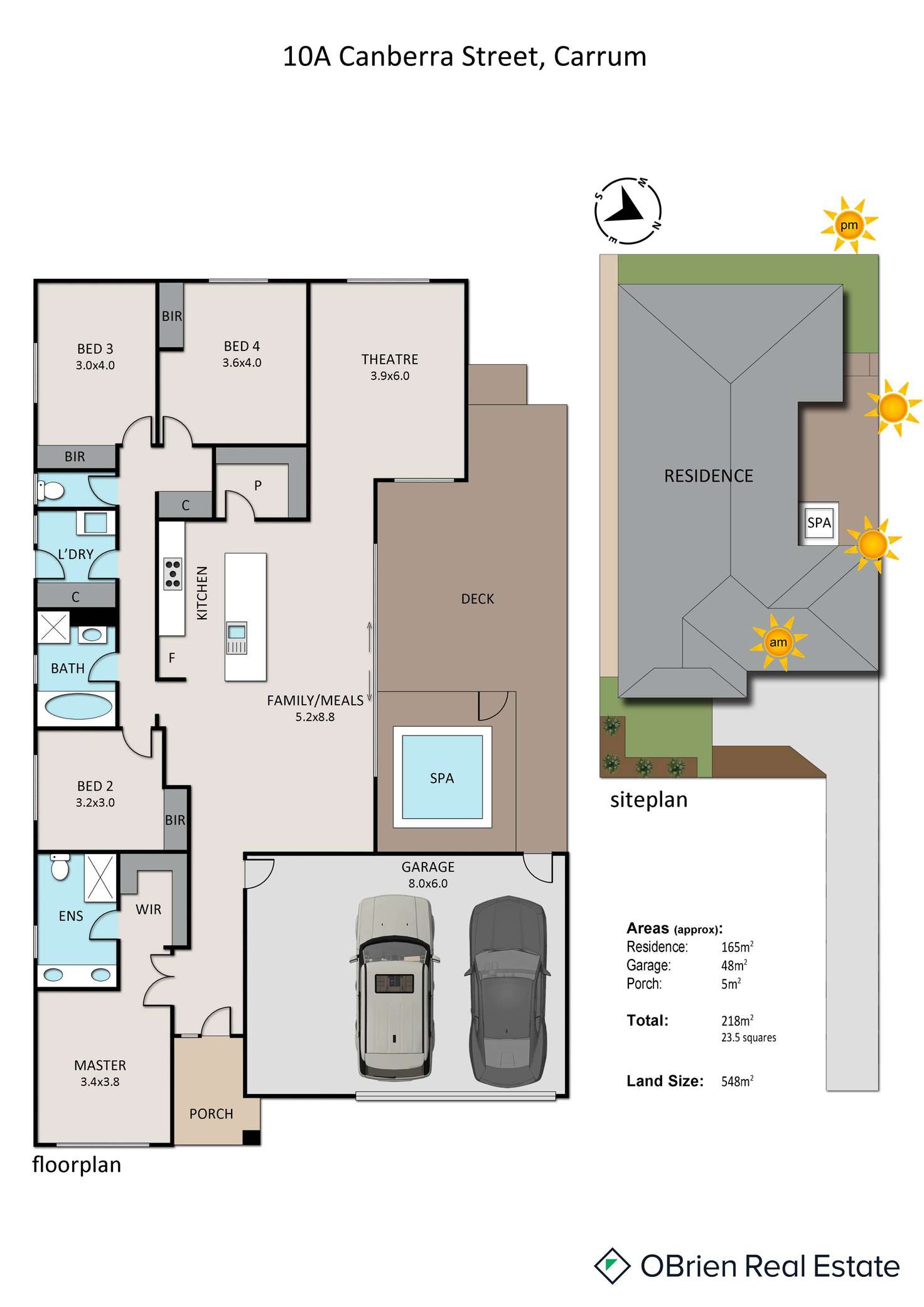 Floorplan of Homely house listing, 10A Canberra Street, Carrum VIC 3197